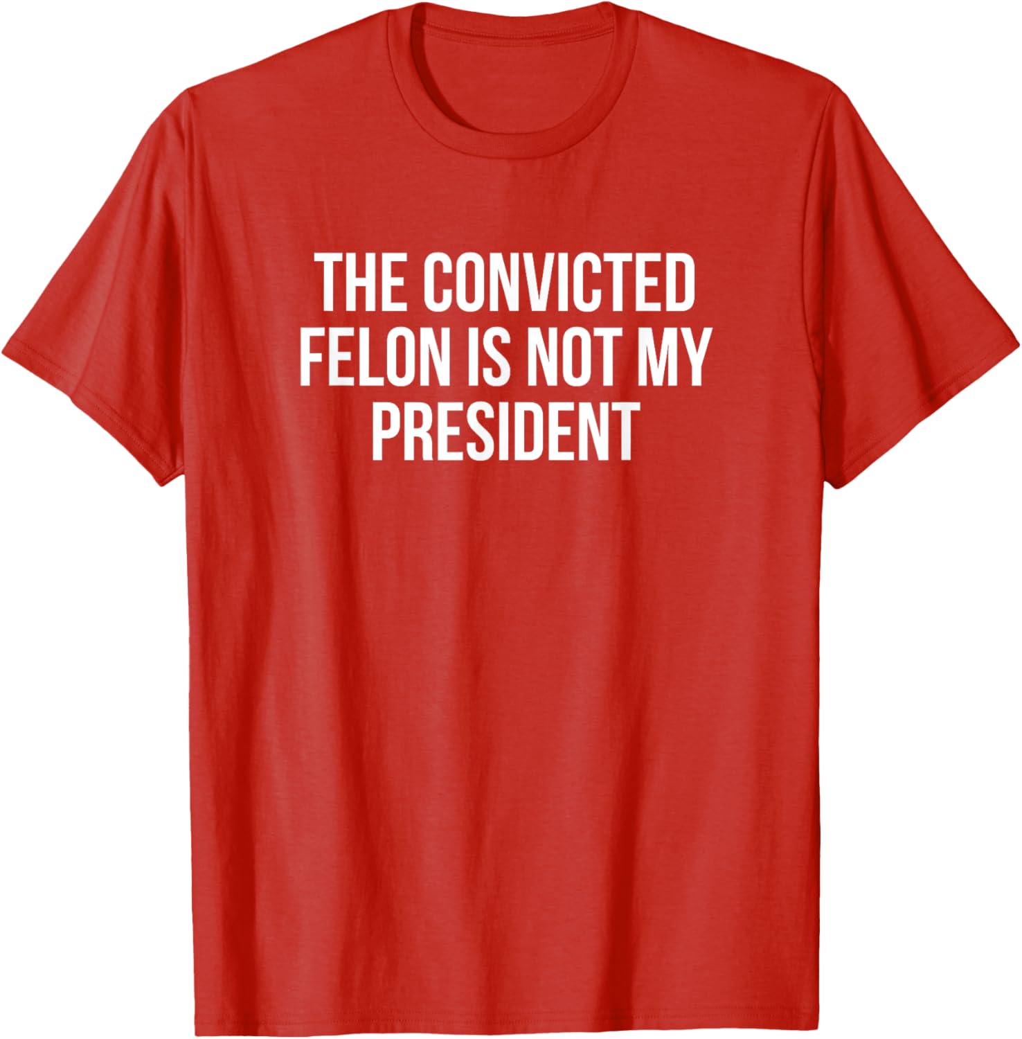 Funny Convicted Felon T-Shirt Statement Shirt for Protest Enthusiasts - 22