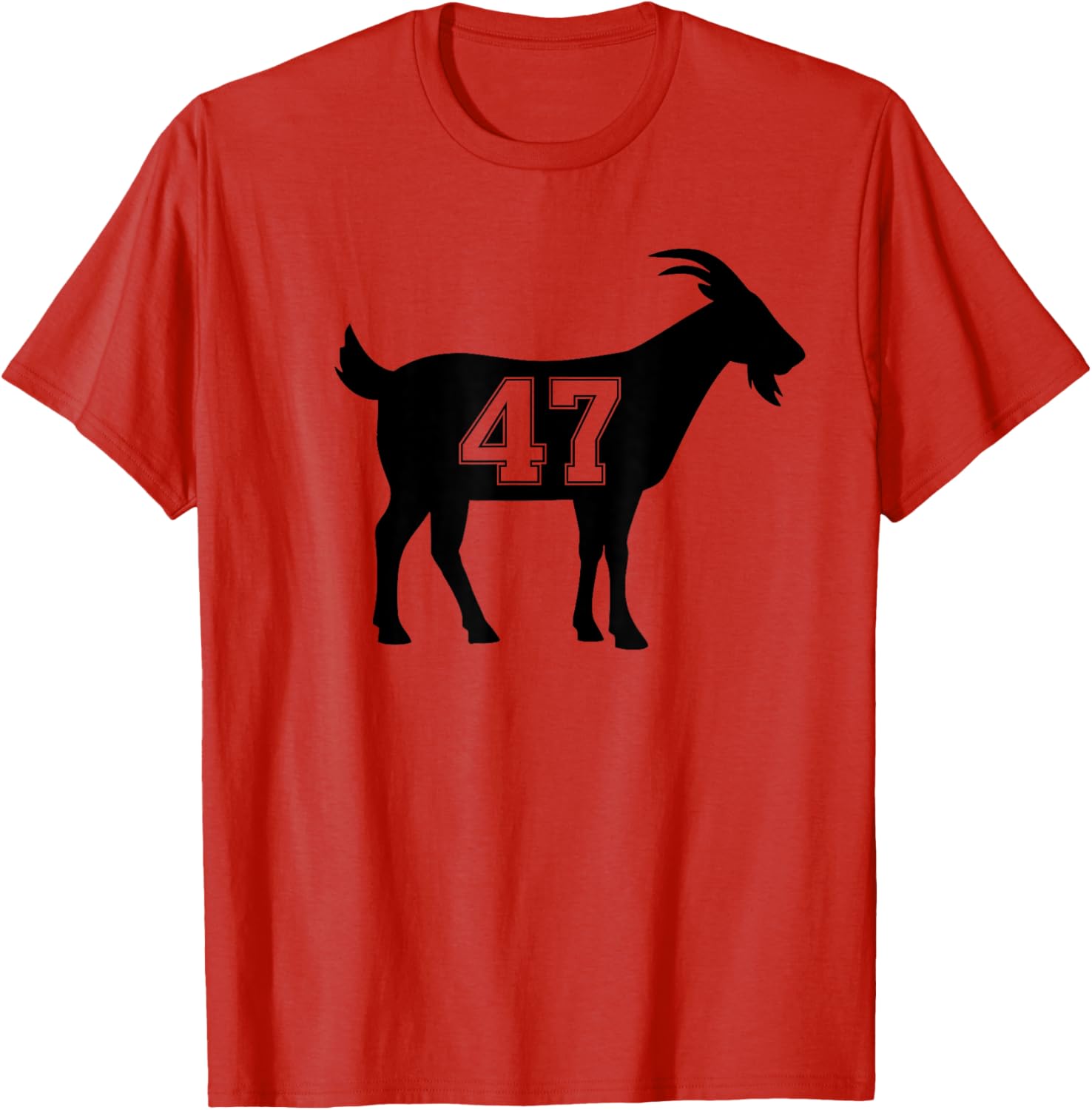 Funny Goat 47 Trump T-Shirt for Fans of President Trump and Humor - 9