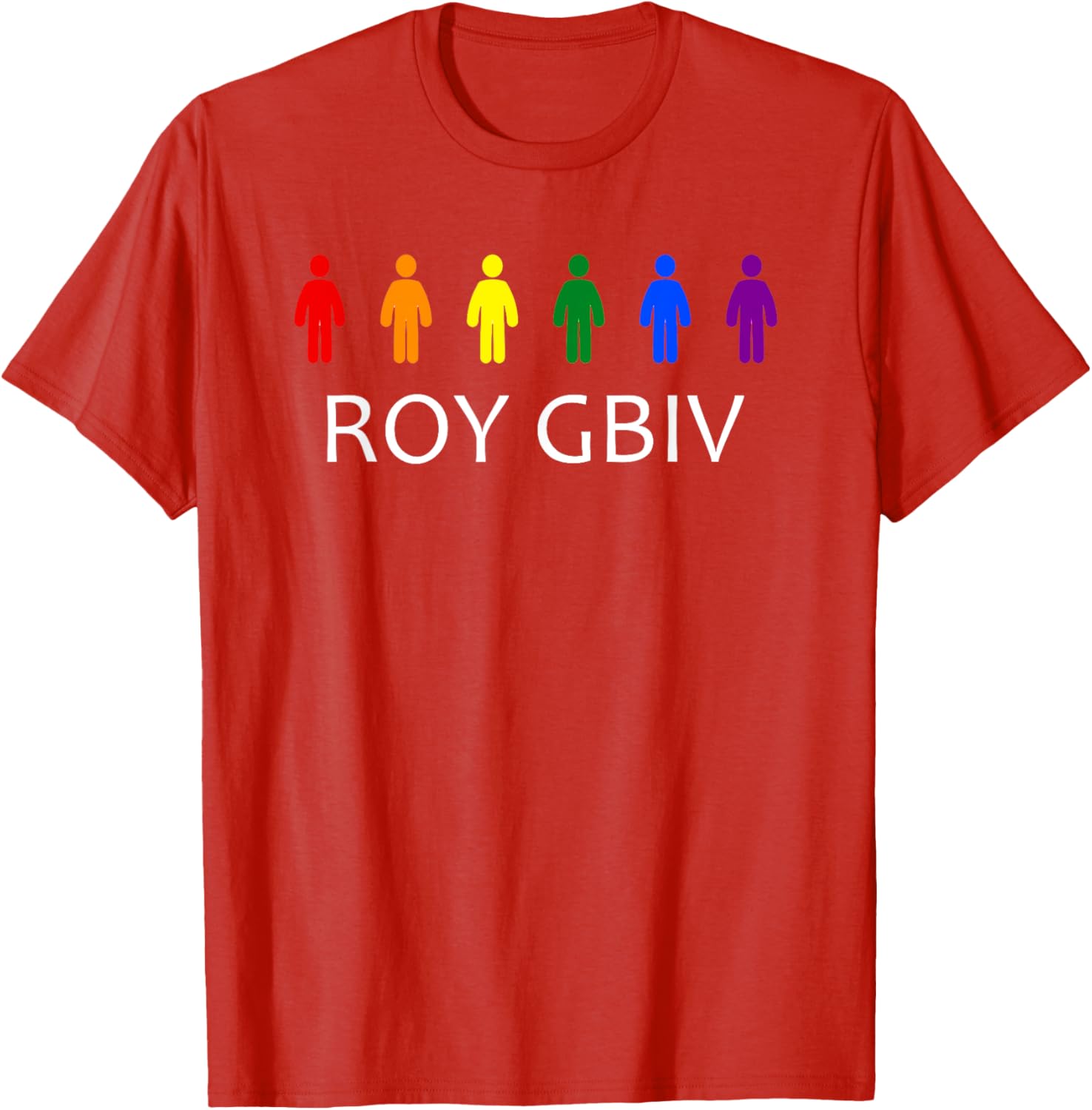 Roy Gbiv Color Spectrum T-Shirt for Vibrant Fashion Lovers - 5