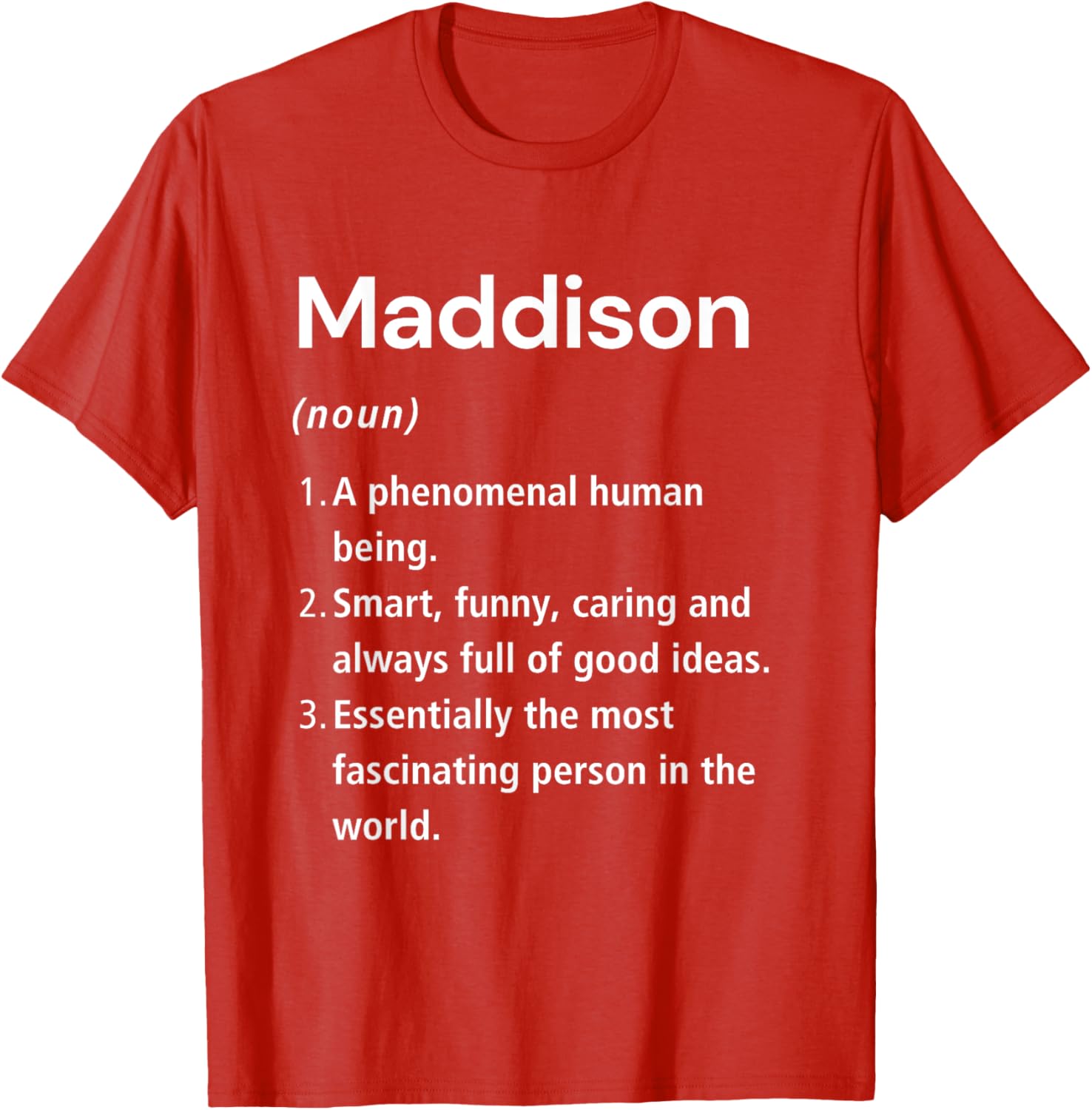 Funny Maddison Name Definition T-Shirt for Unique Style Lovers - 3