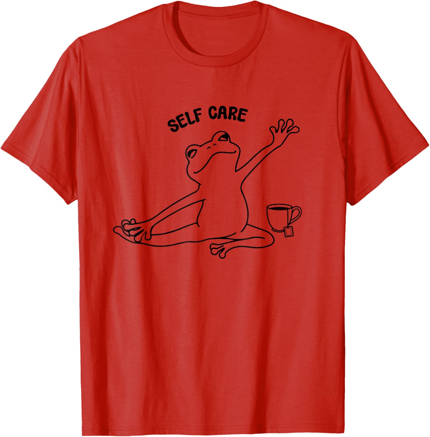 Self Care Frog T-Shirt Fun and Relaxing Apparel for Frog Lovers - 12