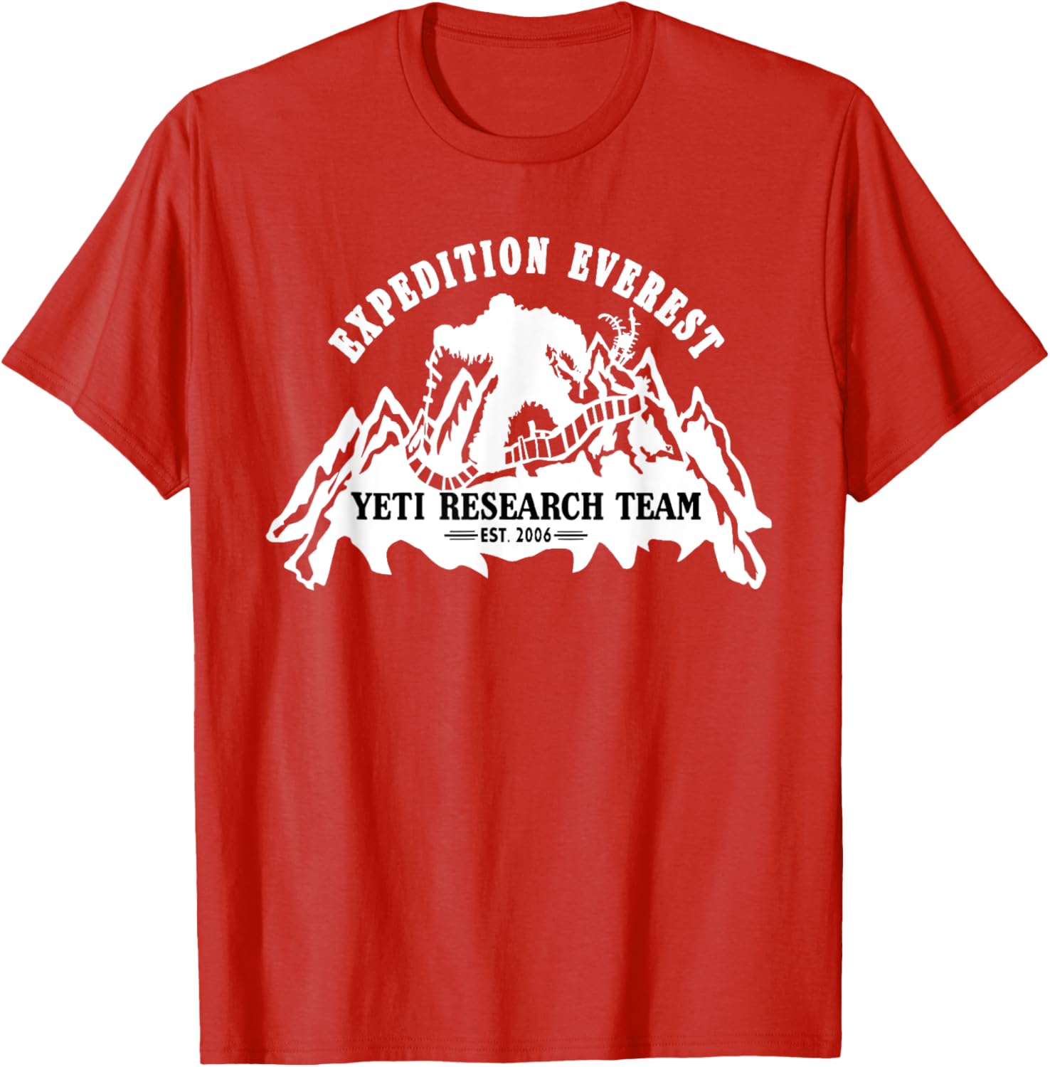Mountain Lovers Expedition Everest Animal Theme Park Trip T-Shirt - 2