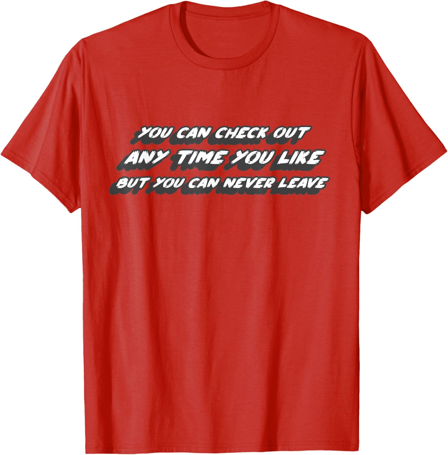 Cool You're Free to Check Out Anytime T-Shirt for Music Lovers - 4