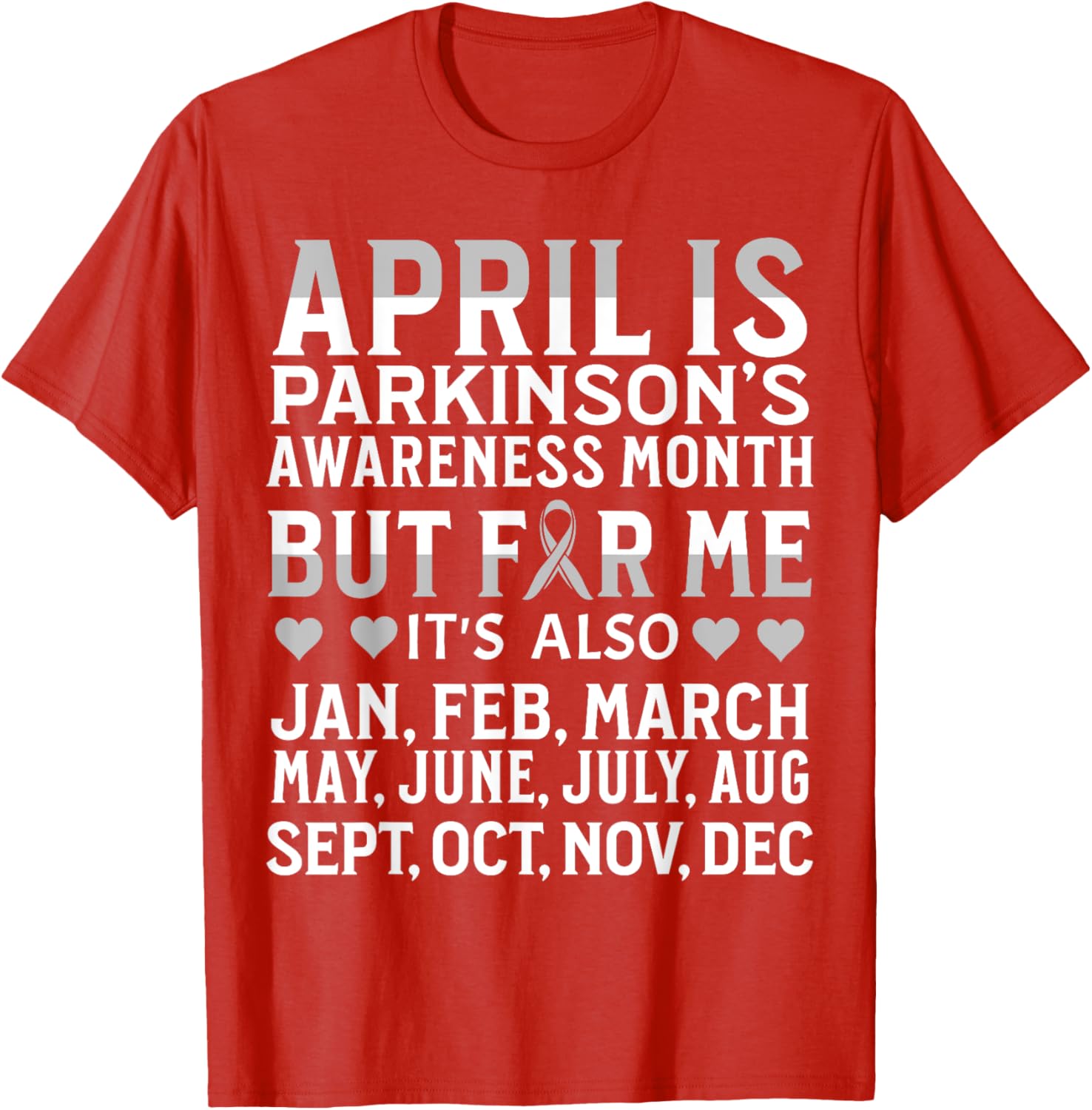 Support Parkinson's Awareness with Our April T-Shirt for Everyone - 25
