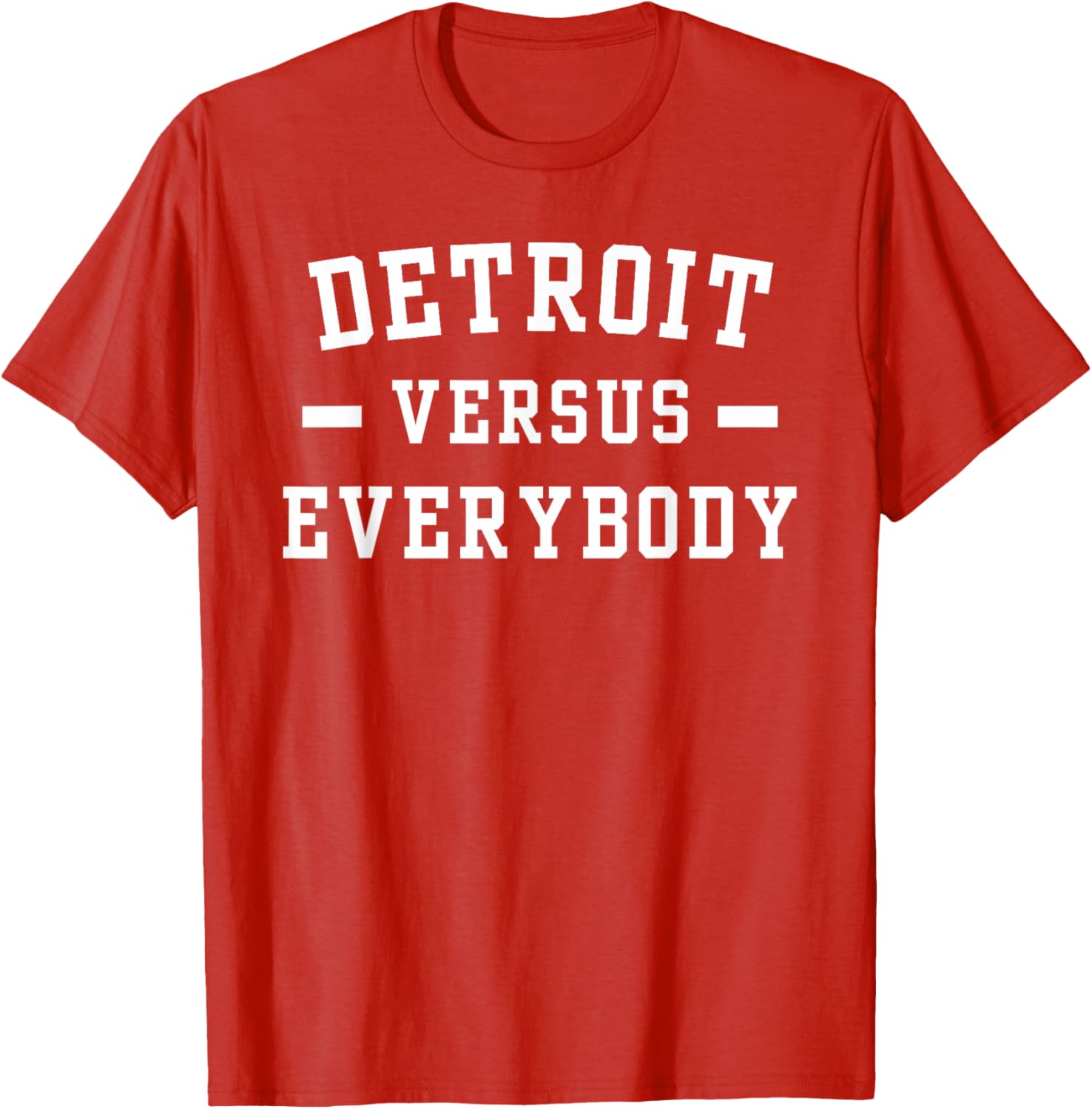 Detroit Versus Everybody Graphic Tee - Stylish Casual Wear for Fans - 2