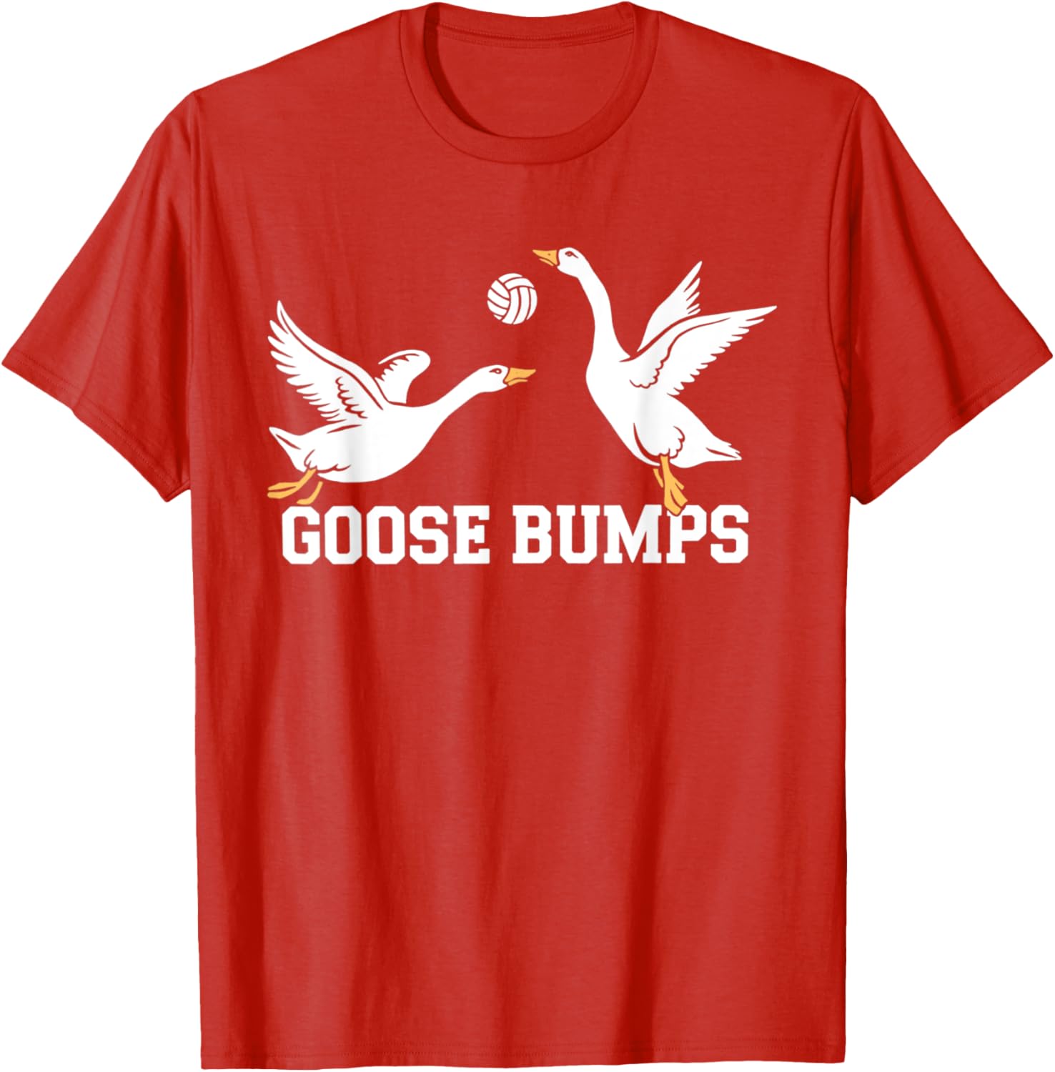 Goose Bumps Volleyball Spike T-Shirt for Sports Lovers and Athletes - 21
