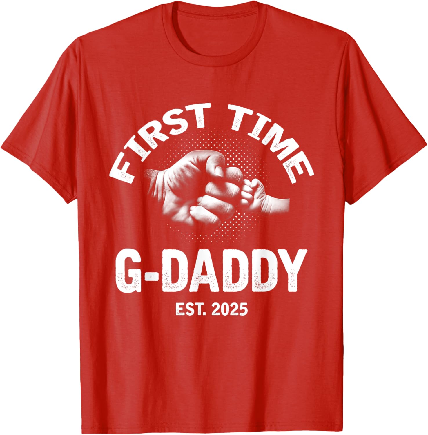 First Time G-Daddy 2025 Father's Day Vintage T-Shirt for Proud Dads - 10