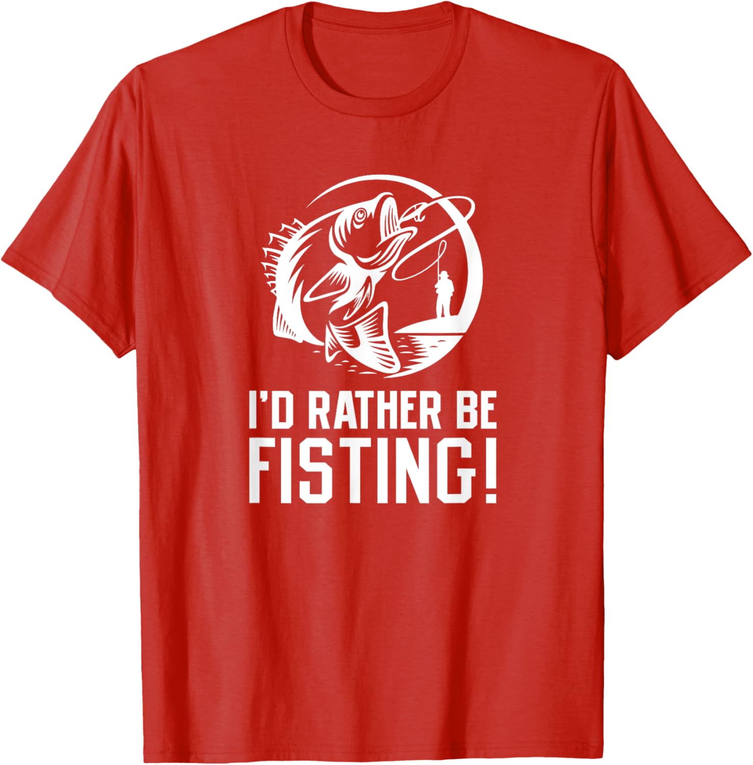 I'd Rather Be Fisting Funny Graphic T-Shirt for Casual Wear - 2