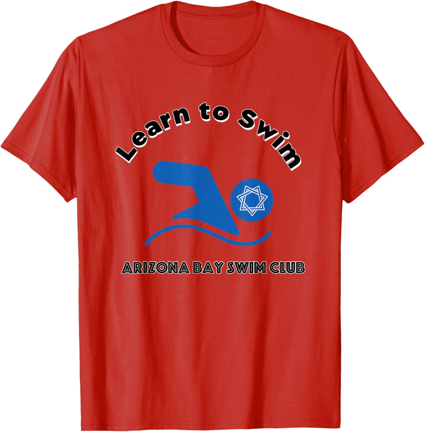 Learn to Swim Club Bay Arizona T-Shirt Fun Summer Swimwear Apparel - 23