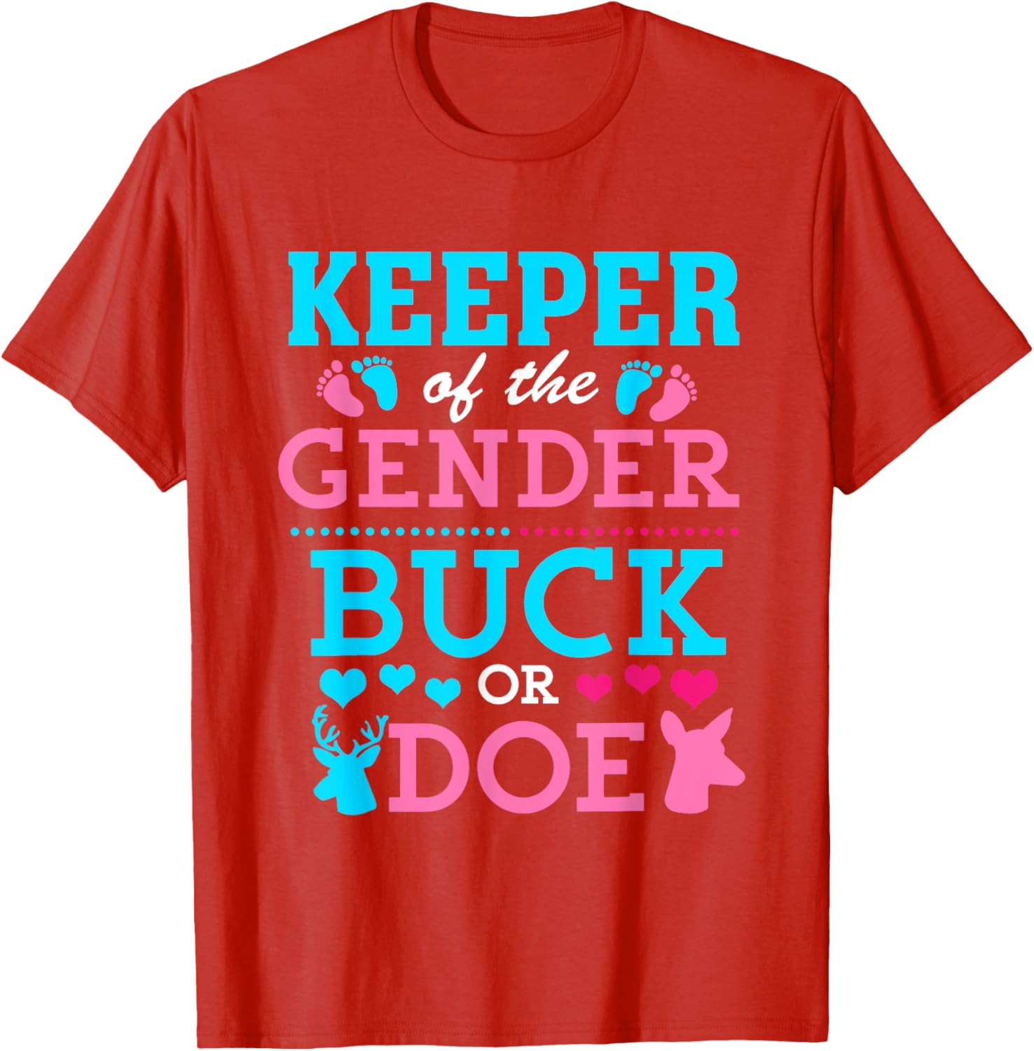 Funny Buck or Doe Gender Reveal T-Shirt for Baby Shower Celebrations - 15