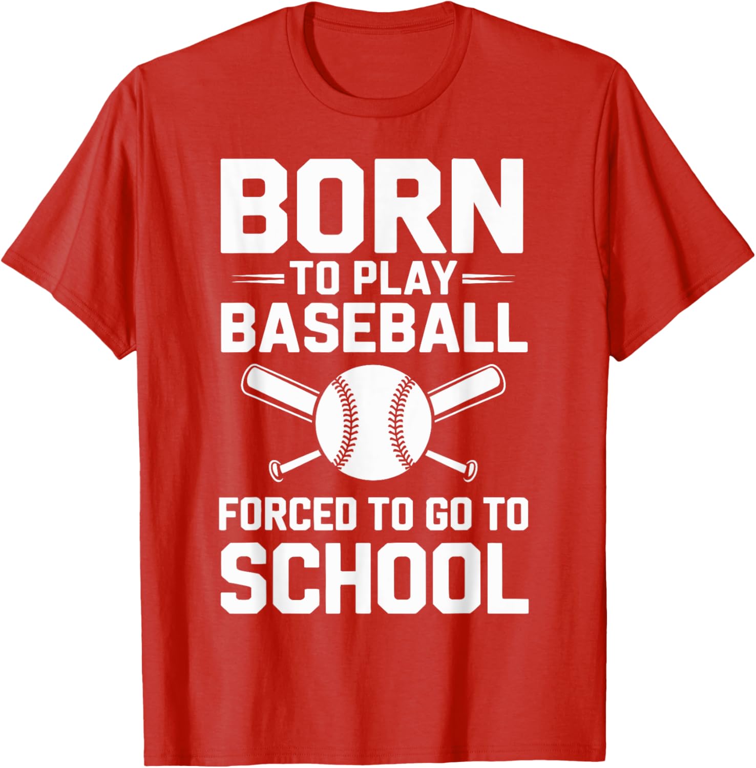Born to Play Baseball T-Shirt Perfect for Young Athletes in School - 18
