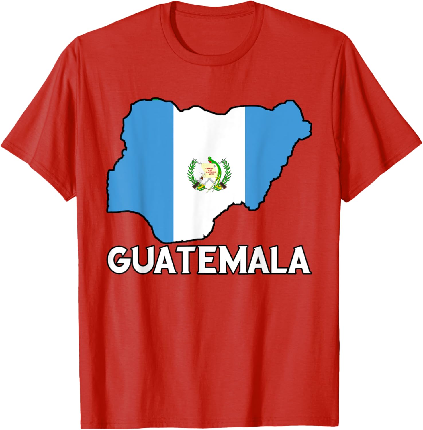 Guatemalan Pride T-Shirt with Flag Map for Cultural Connection - 27
