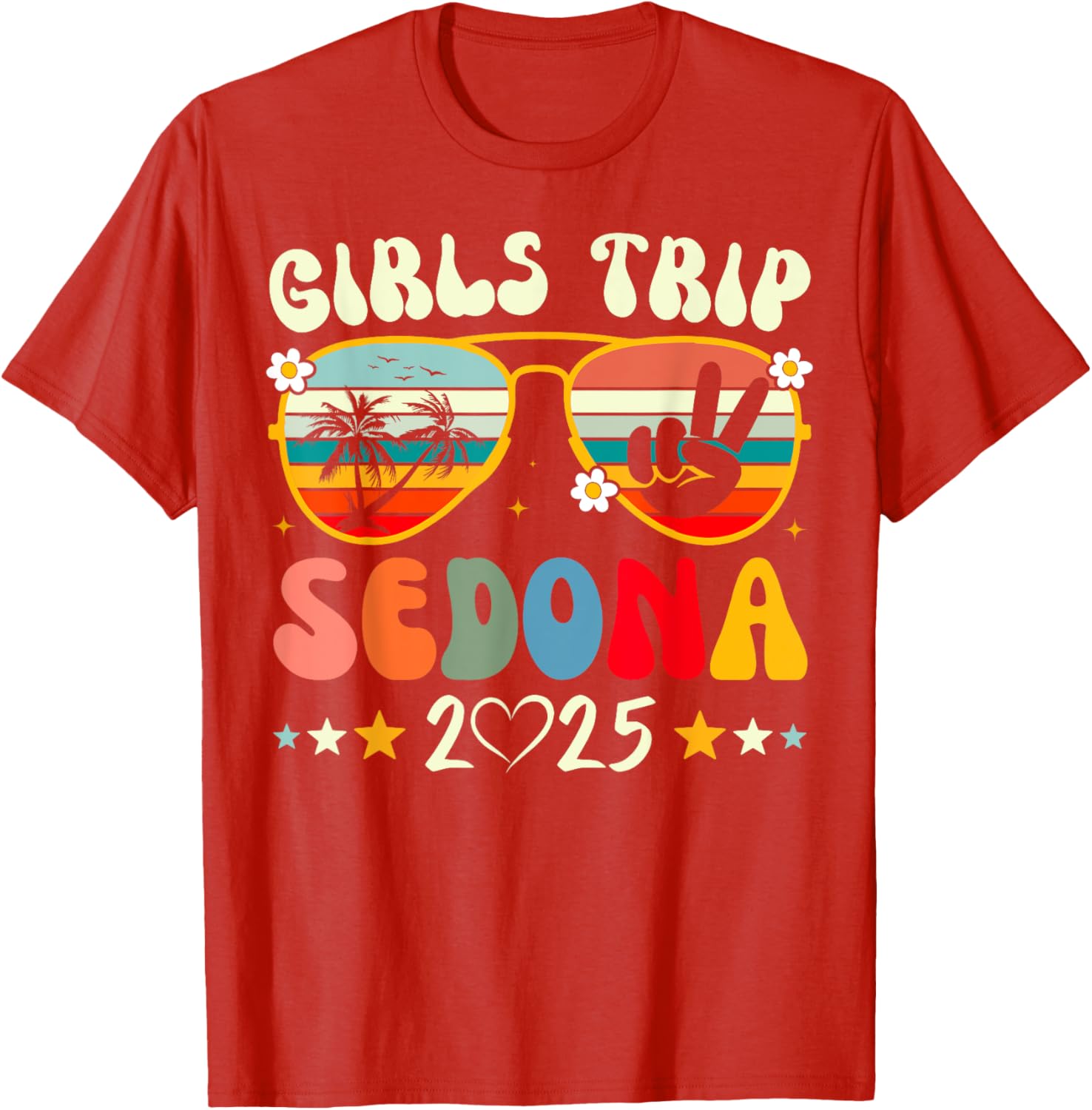Girls Trip Sedona 2025 Summer Vacation Matching T-Shirt for Fun Times - 2