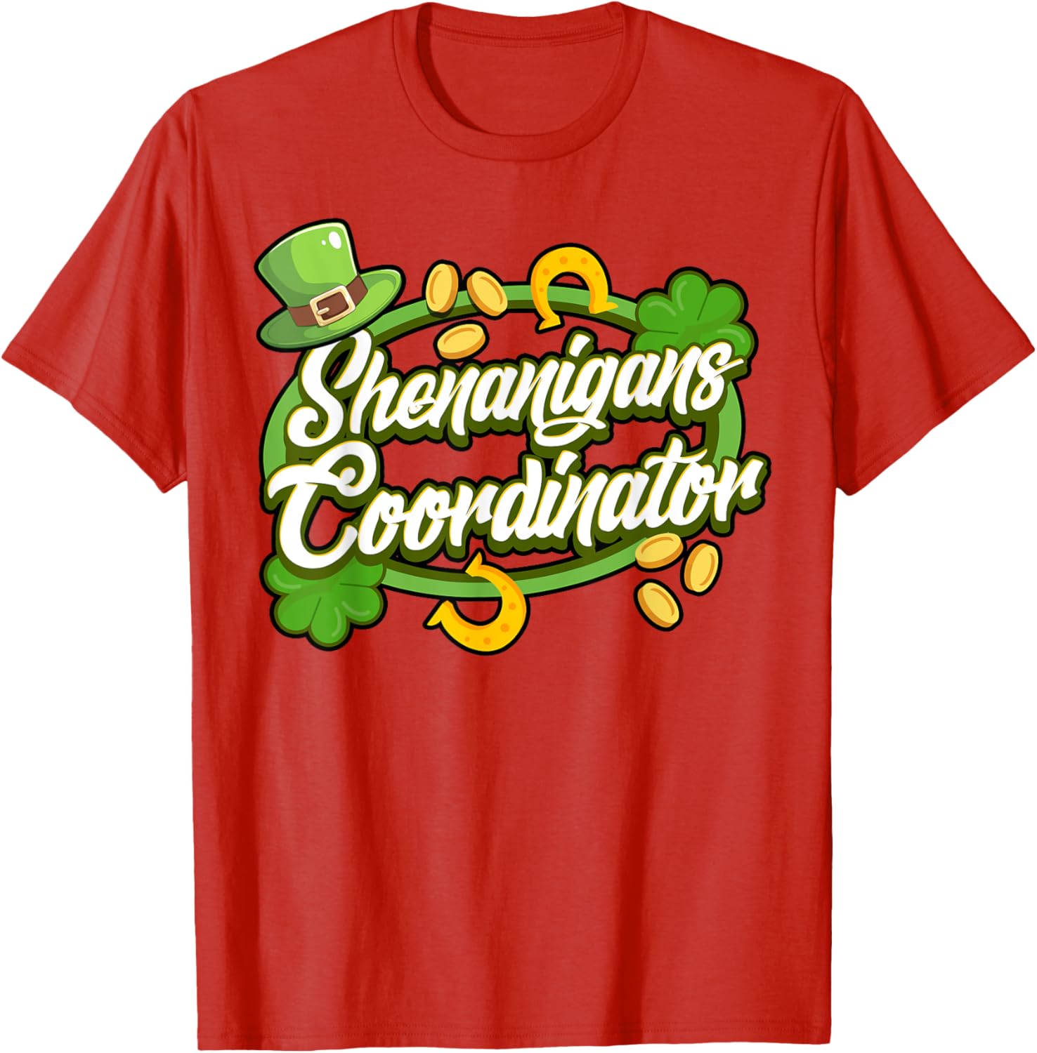Funny Shenanigans Coordinator St Patrick's Day T-Shirt for Fun Celebrations - 12