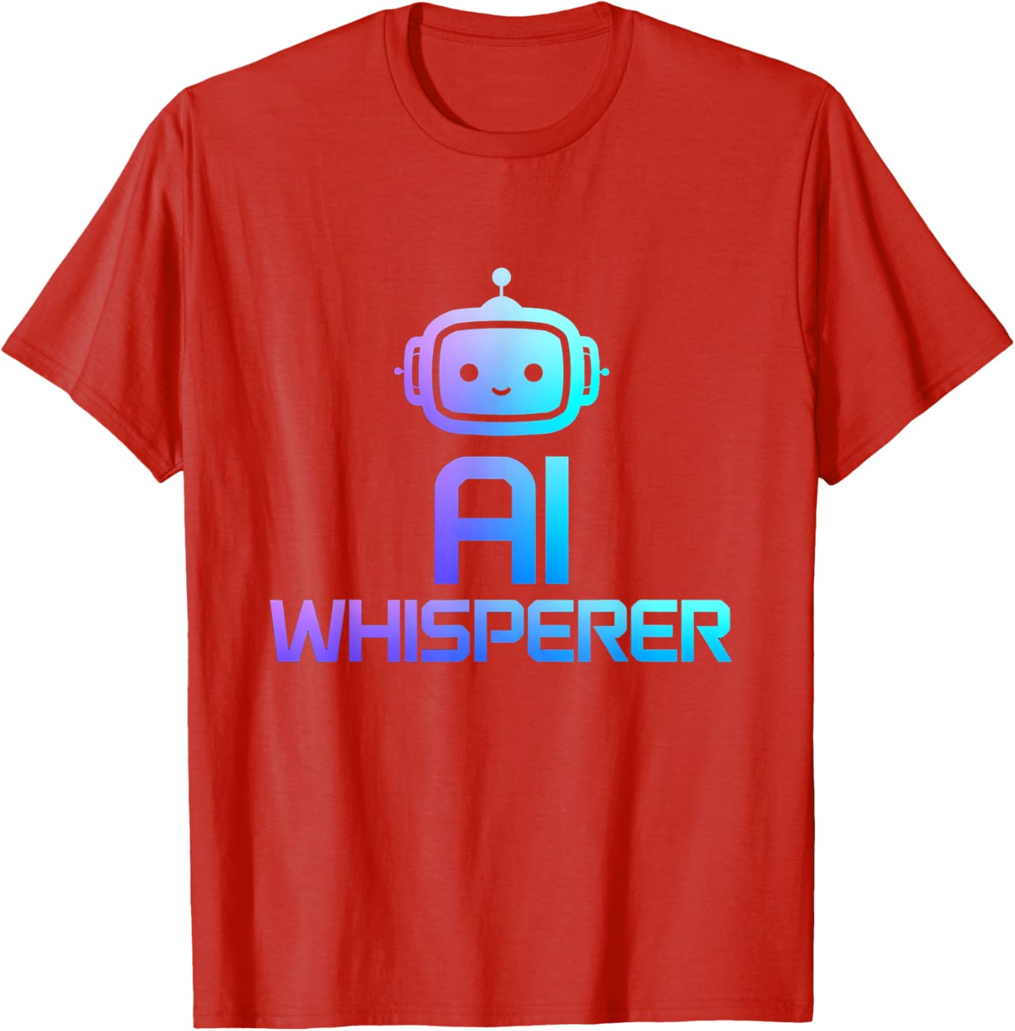 Geeky Tech AI Whisperer T-Shirt - Fun Artificial Intelligence Apparel - 3