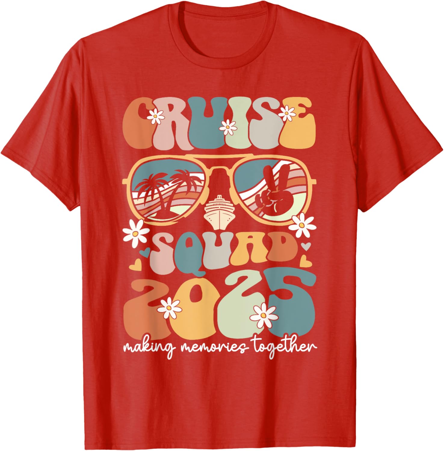 Cruise Squad 2025 Family Matching Summer Vacation T-Shirts for Fun Adventures - 14