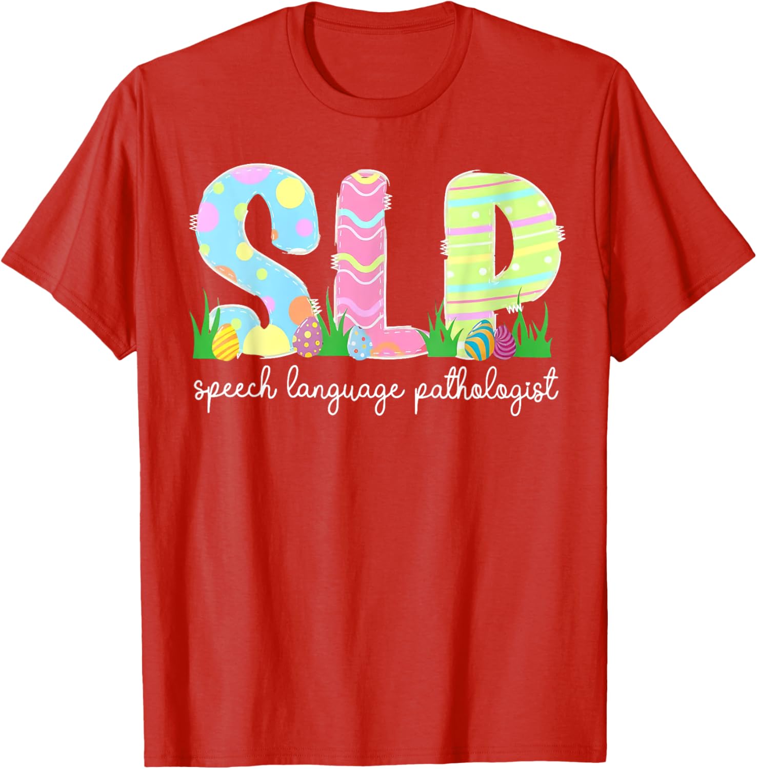 Charming Easter SLP T-Shirt for Speech Language Pathology Lovers - 18