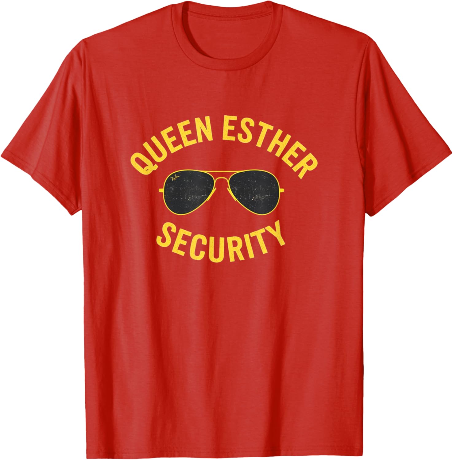 Funny Queen Esther Security T-Shirt for Purim Parties and Celebrations - 5