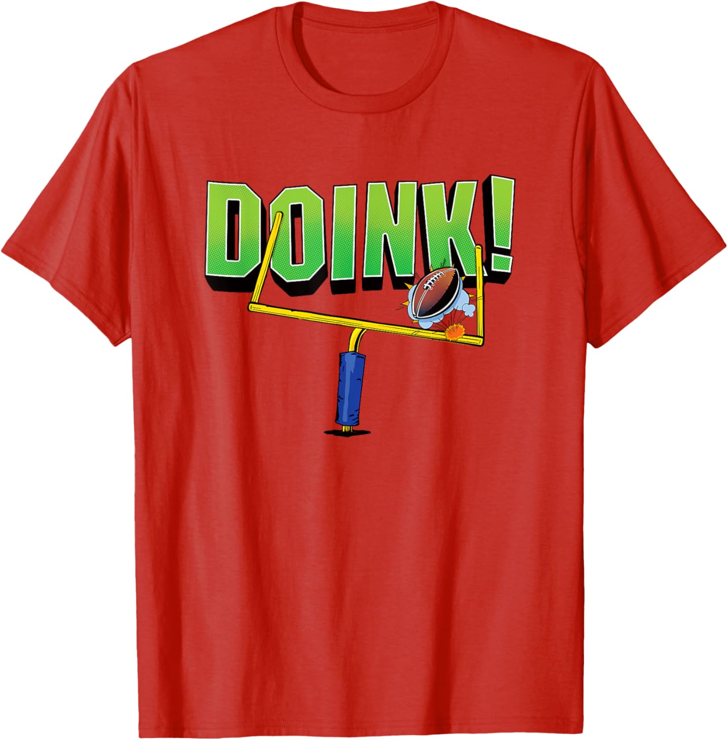 Funny Football Kicker T-Shirt for Fans Who Missed the Field Goal Posts - 23