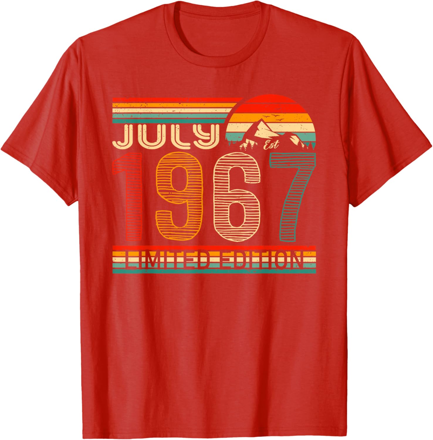 Vintage July 1967 Classic Birthday T-Shirt for Unique Celebrations - 12