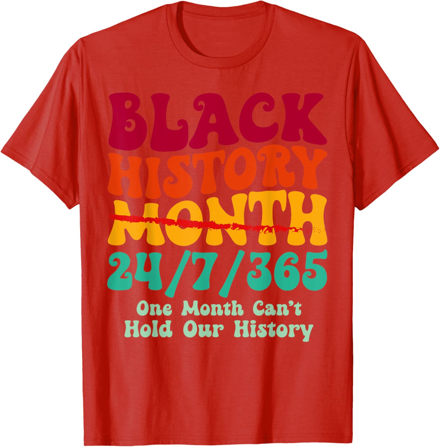 Groovy Black History Month Melanin Afro T-Shirt for Men and Women - 6