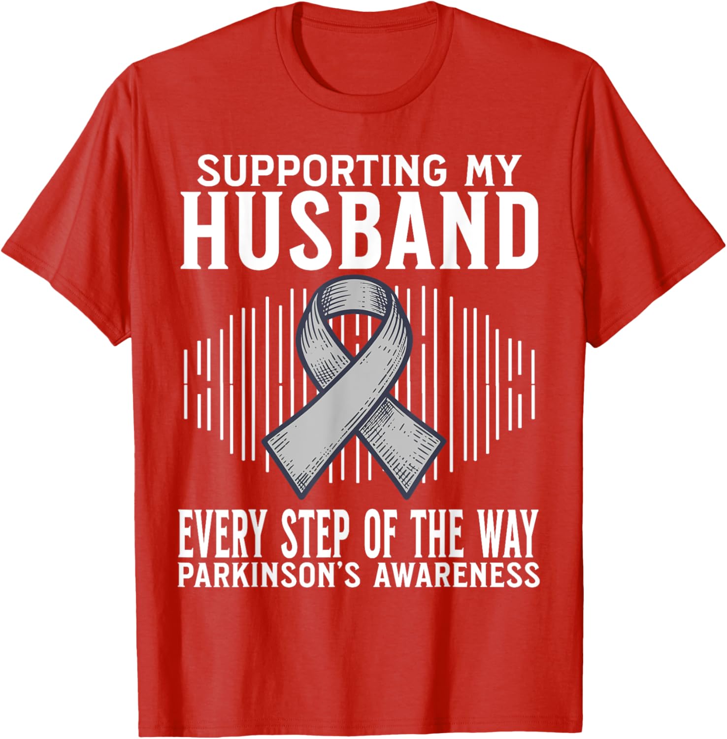 Support My Husband Parkinson's Disease Awareness T-Shirt Gift - 9