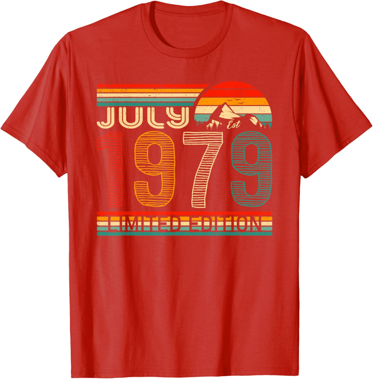 July 1979 Vintage Birthday T-Shirt Classic Retro Style Birthday Gift - 4