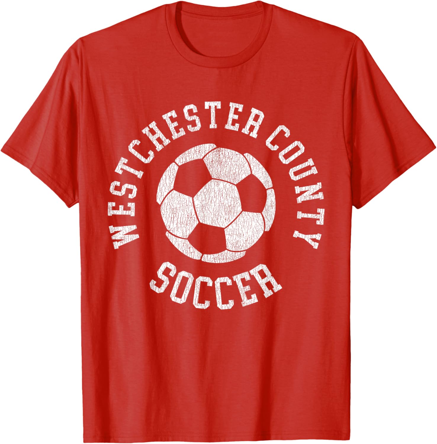 Westchester County Retro Distressed 90's Vintage Soccer T-Shirt - 19