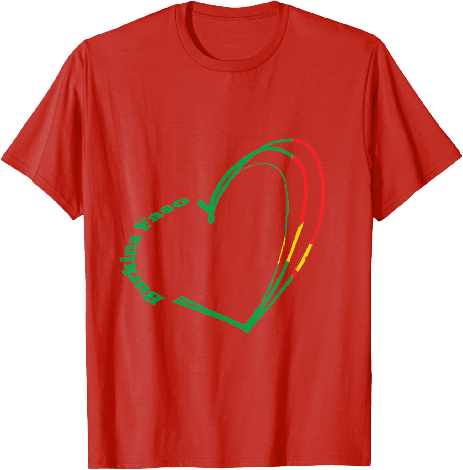 Burkina Faso Flag T-Shirt for Pride and Love of Burkina Faso - 17
