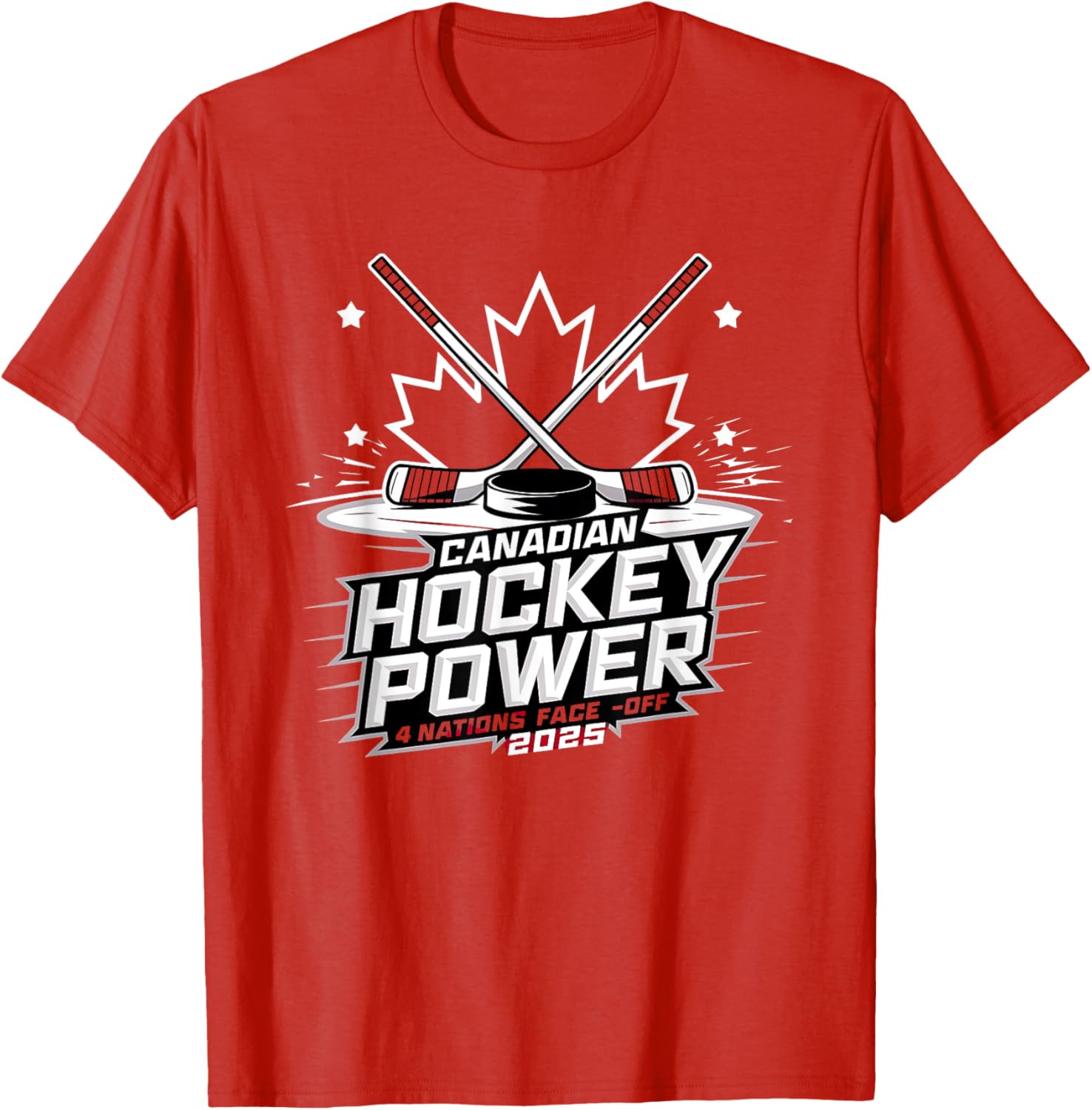 4 Nations Face Off T-Shirt for Fans - Stylish and Comfortable Wear - 1