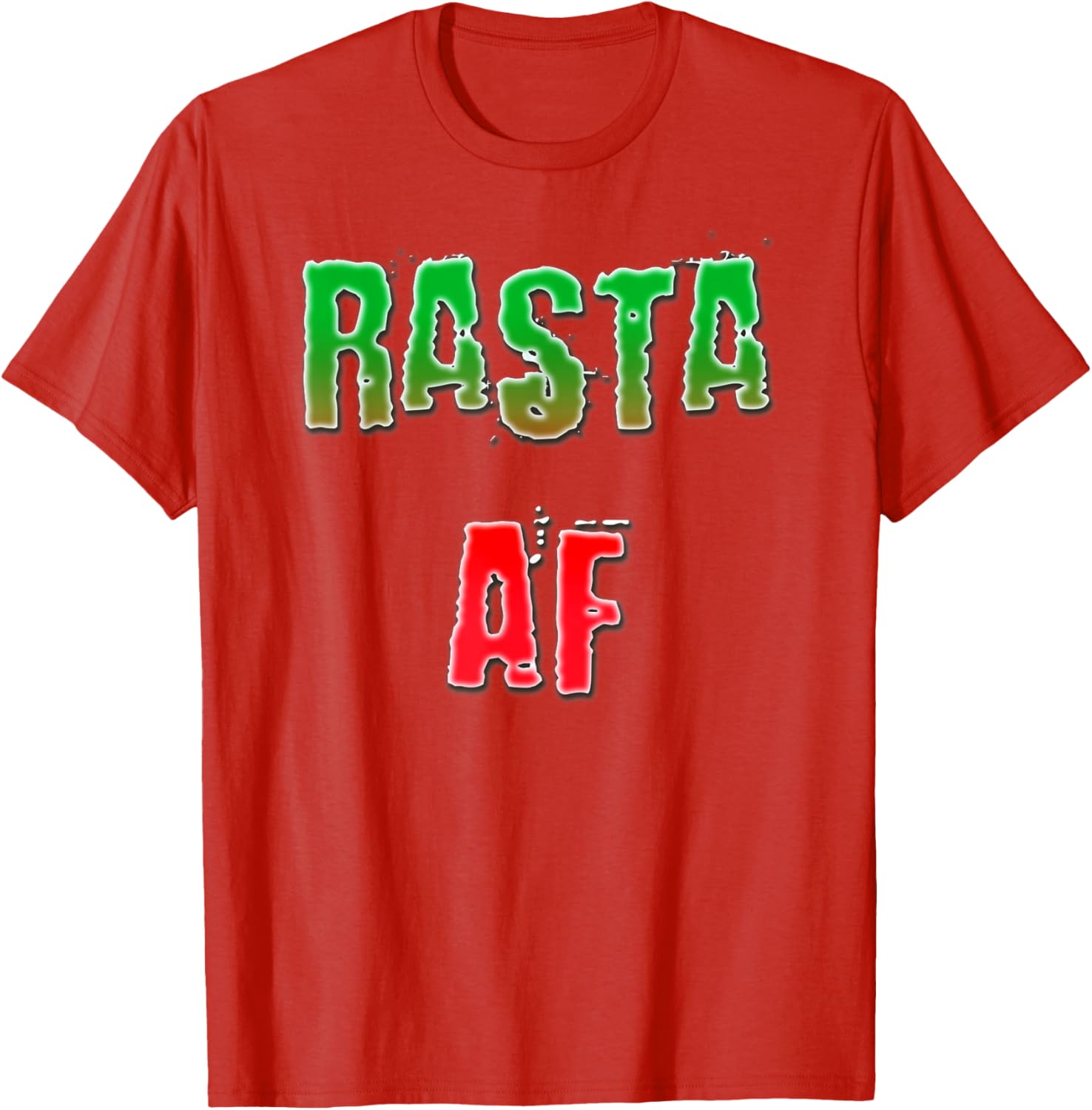 Rasta AF 3D T-Shirt for Unique Style in Clothing and Accessories - 20