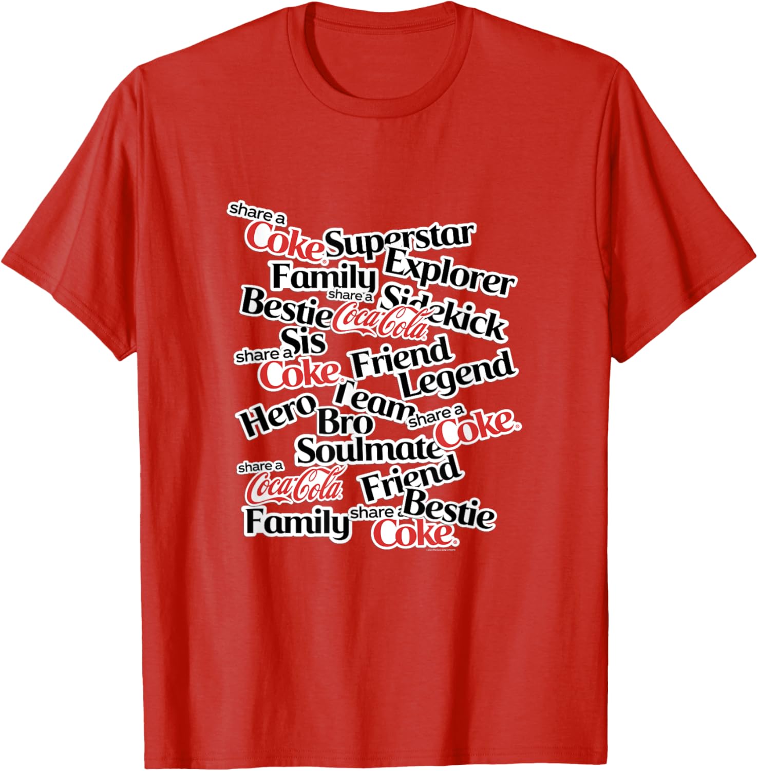 Coca-Cola Share A Coke Jumble T-Shirt for Fun Style and Comfort - 8
