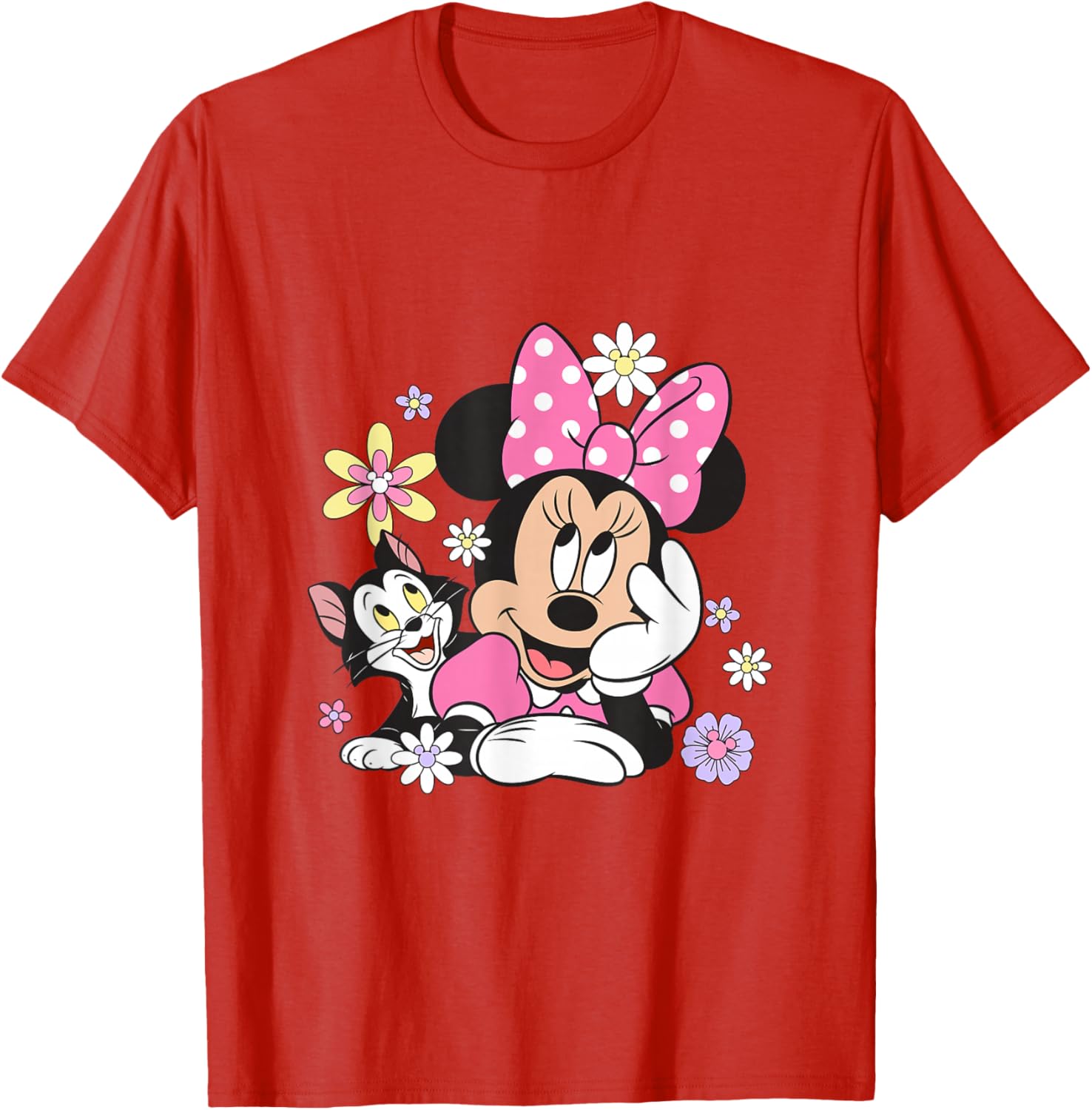 Minnie Mouse Figaro Floral T-Shirt for Disney Fans and Fashion Lovers - 2