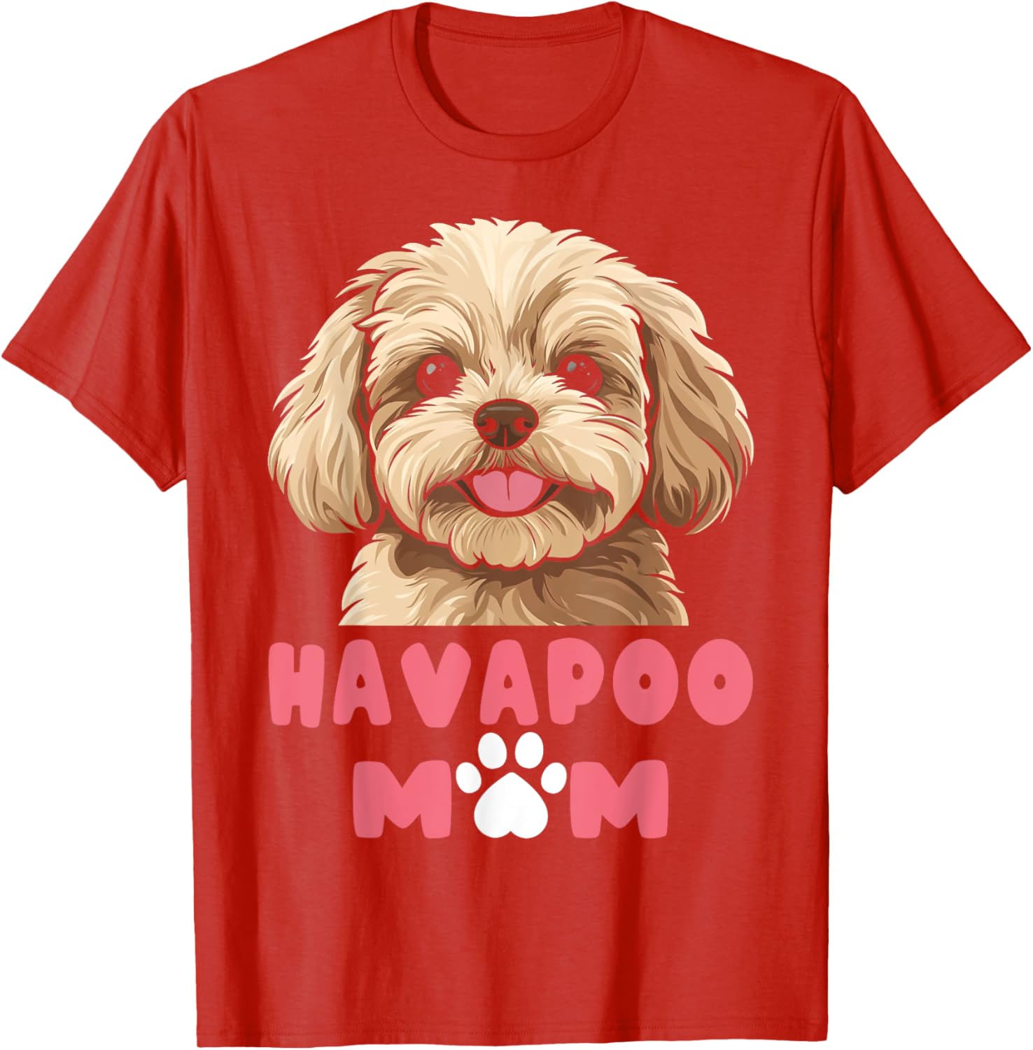 Havapoo Mom Dad T-Shirt for Dog Lovers - Cute Pet Lover Apparel for All - 2