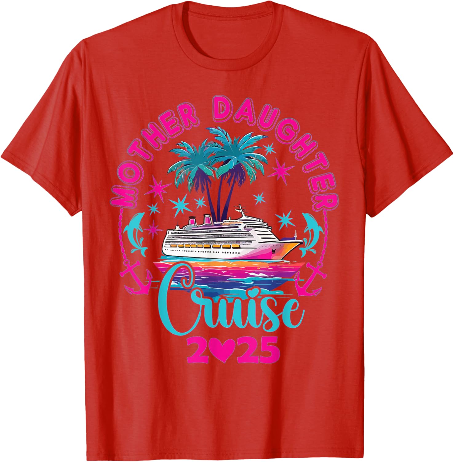 Mother Daughter Cruise Matching T-Shirt 2025 Family Style Adventure - 6