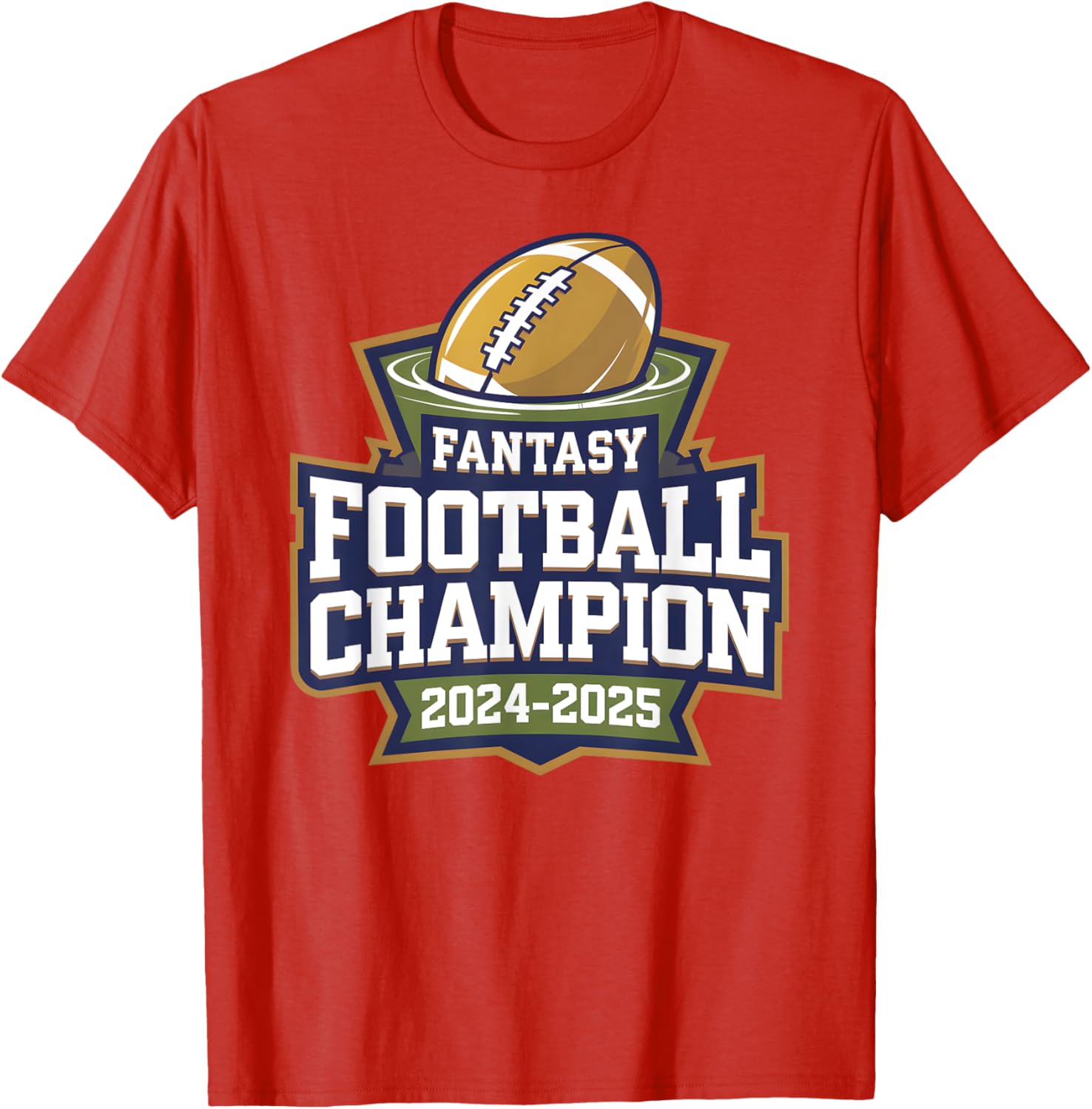 Fantasy Football Champion T-Shirt for Men and Boys 2024-2025 - 19