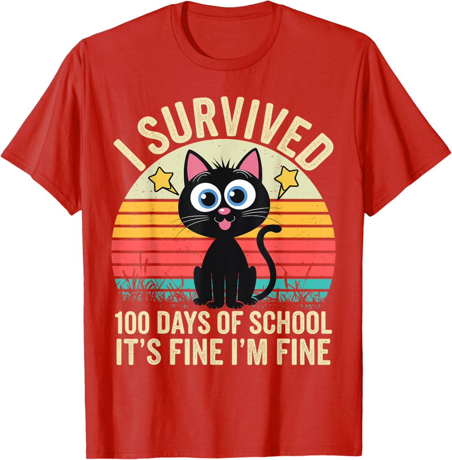 I Survived 100 Days of School T-Shirt for Kids - Fun and Stylish! - 20