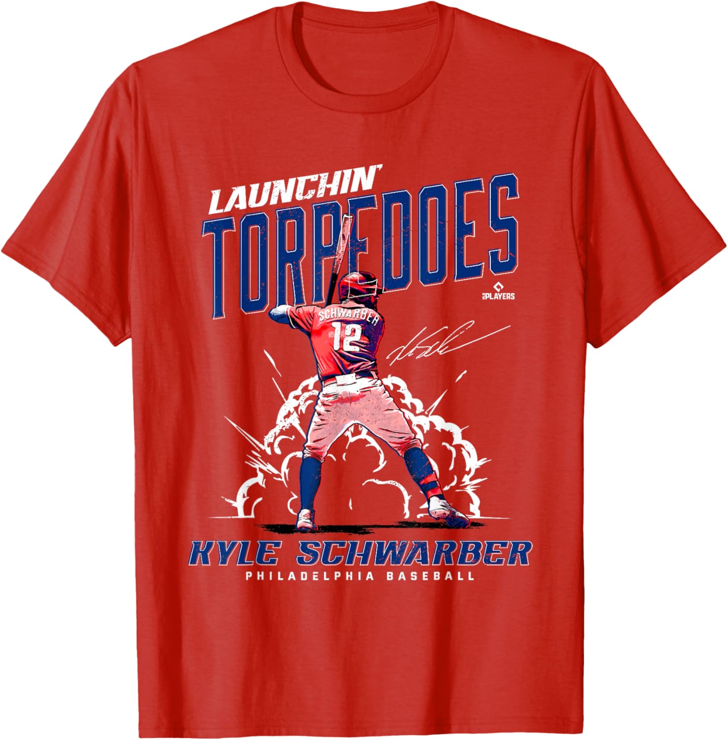 Kyle Schwarber Launchin' Torpedoes Philadelphia Baseball T-Shirt for Fans - 3