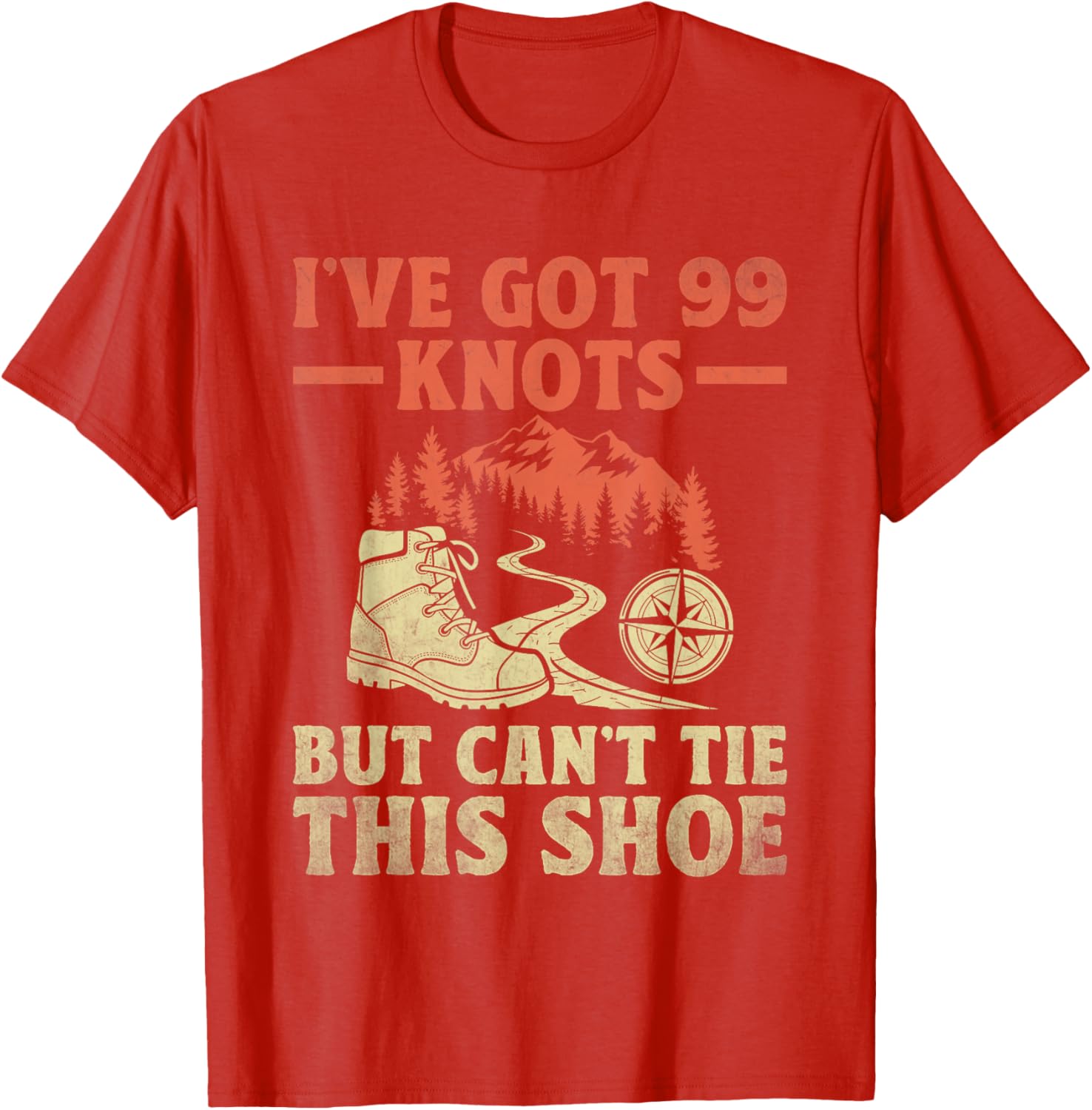 Funny Scout T-Shirt I've Got 99 Knots But Can't Tie This Shoe - 3