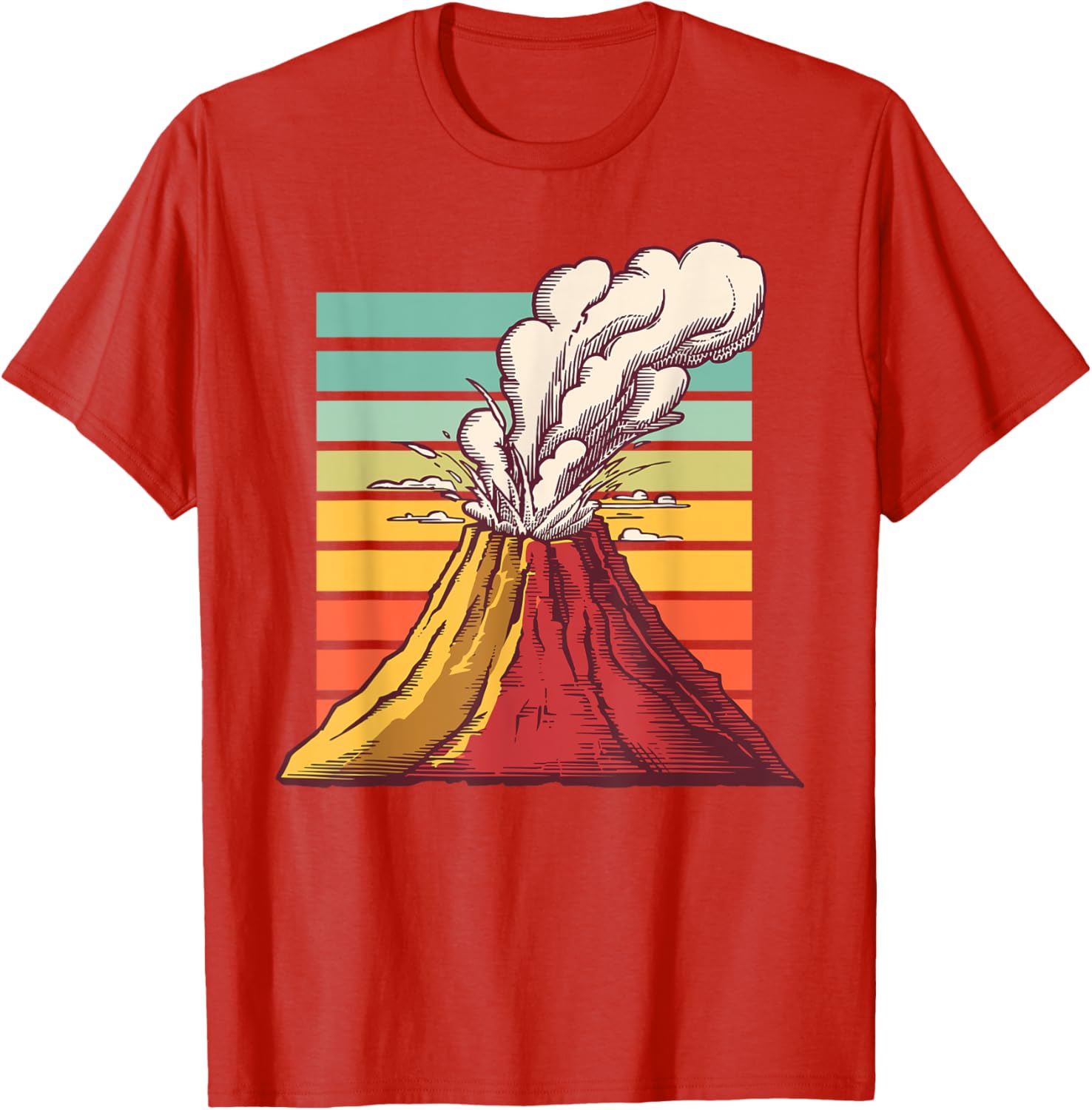 Cool Volcano Art T-Shirt for Men, Women, and Kids - Perfect for Geology Lovers - 15
