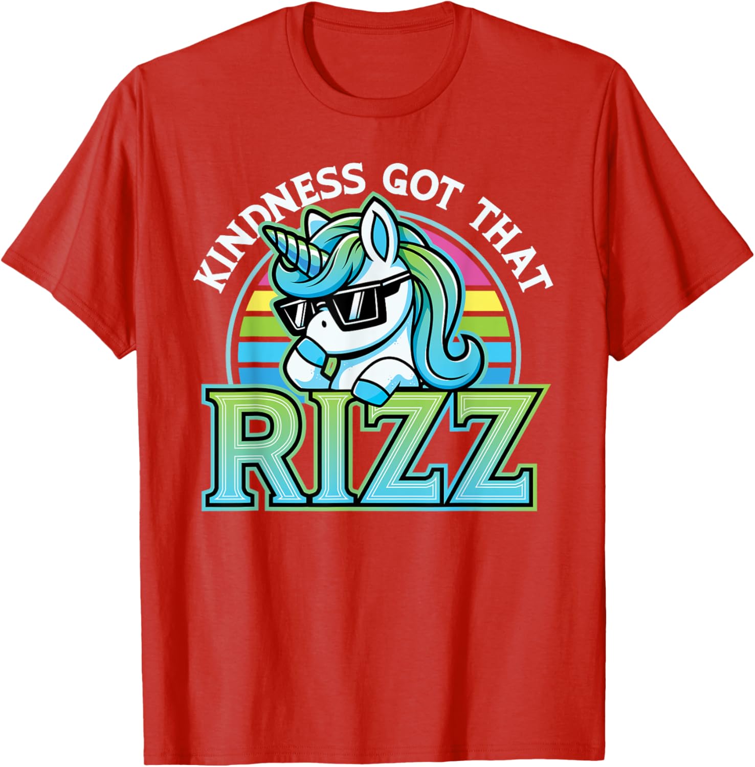 Kindness Anti Bullying Week Unicorn Got Rizz T-Shirt for Kids - 14