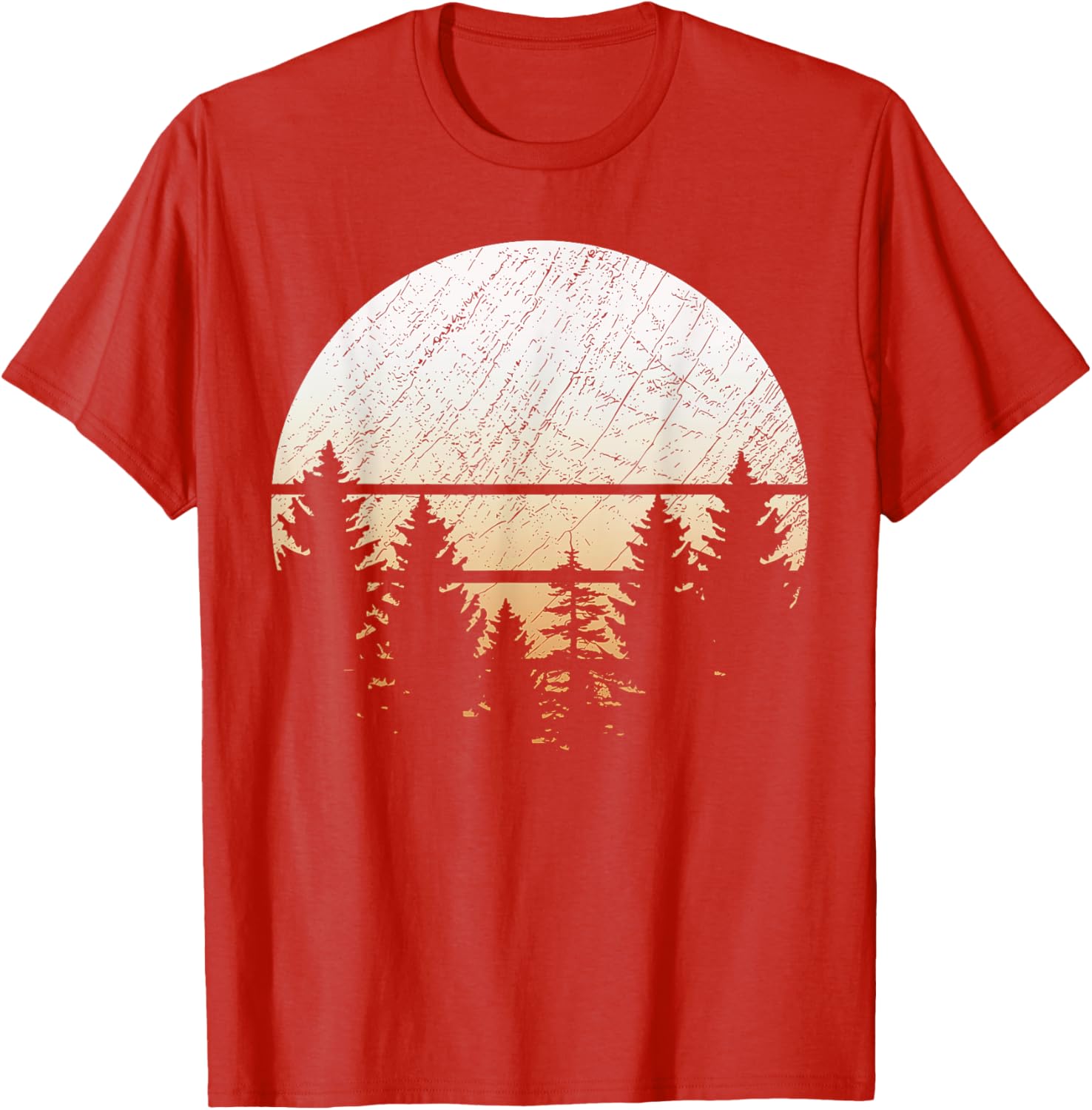 Retro Wildlife Trees Hiking T-Shirt for Nature Lovers and Adventurers - 11