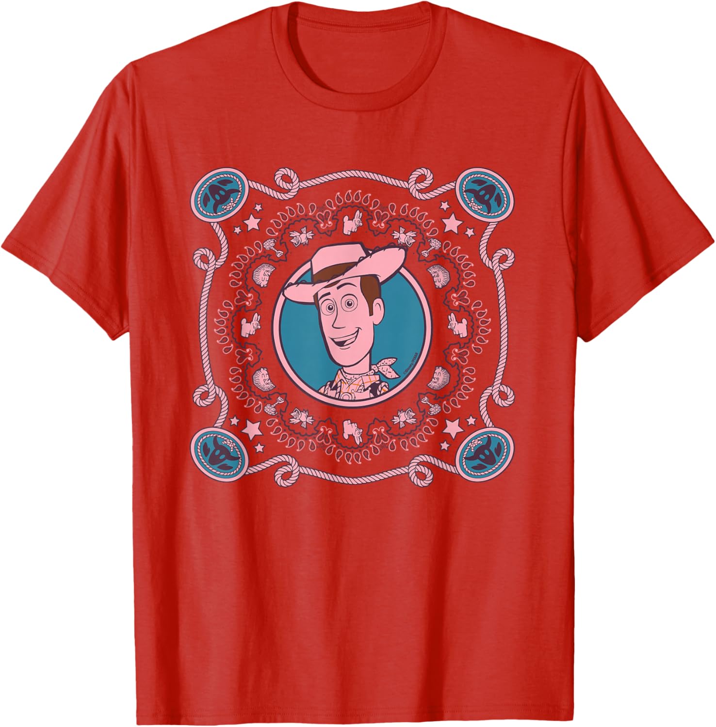 Disney Pixar Toy Story Sheriff Woody Western T-Shirt for Fans - 13