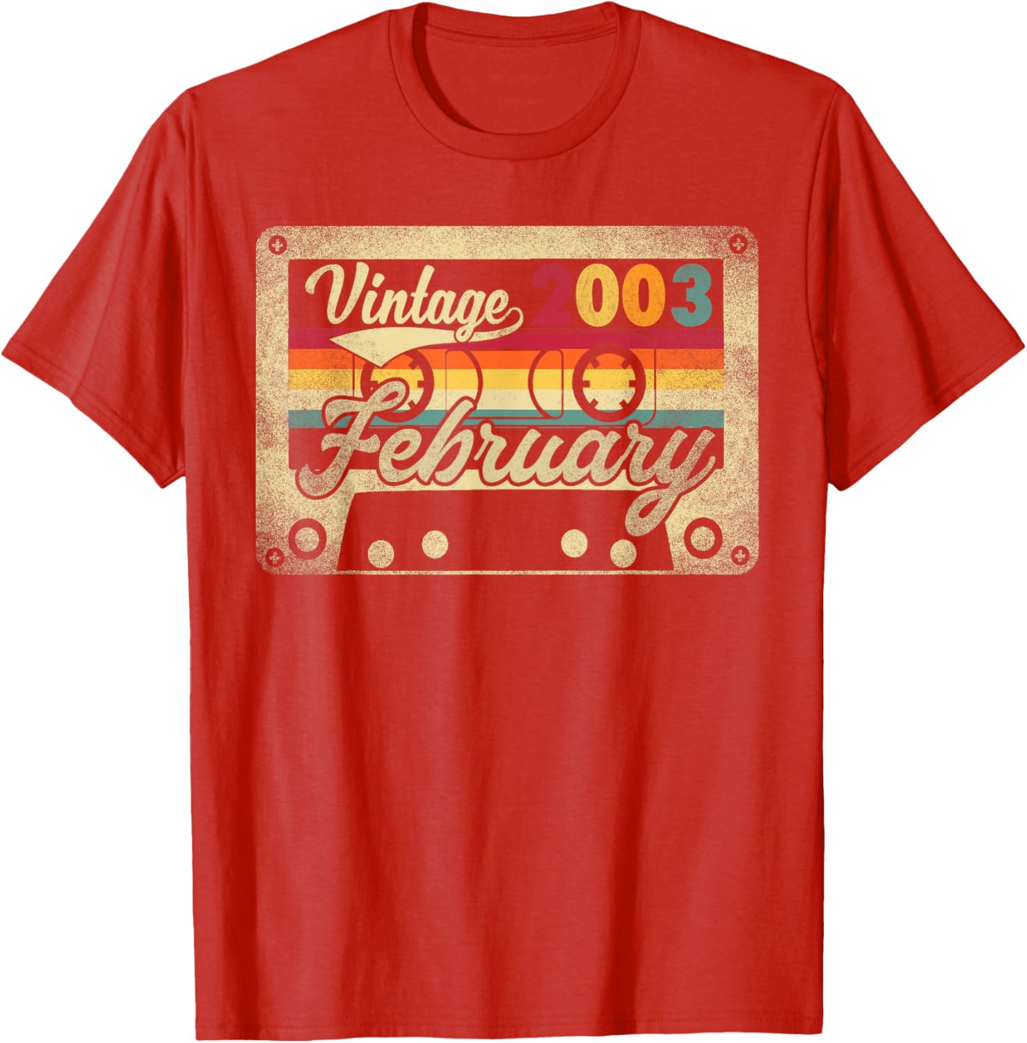 Vintage February 2003 Birthday T-Shirt Retro Funny Design Gift Idea - 2