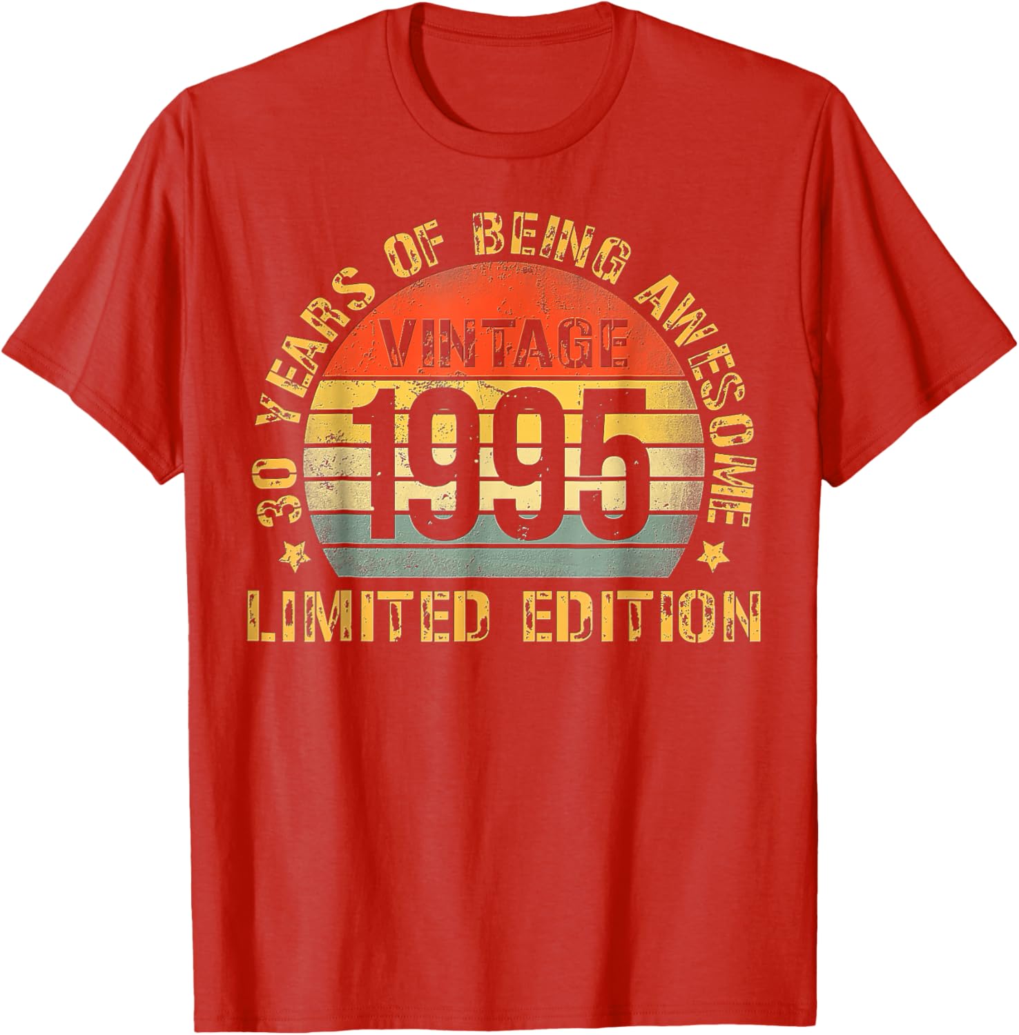 30th Birthday T-Shirt for Men Born in 1995 - Perfect Celebration Gift - 9