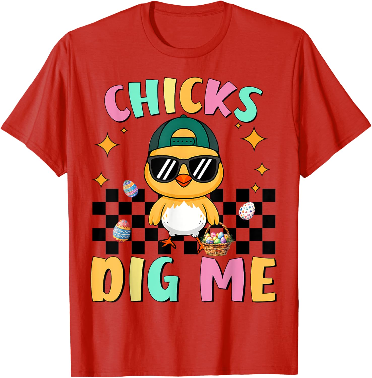 Funny Easter T-Shirt for Toddlers Chicks Dig Me Perfect for Boys - 10