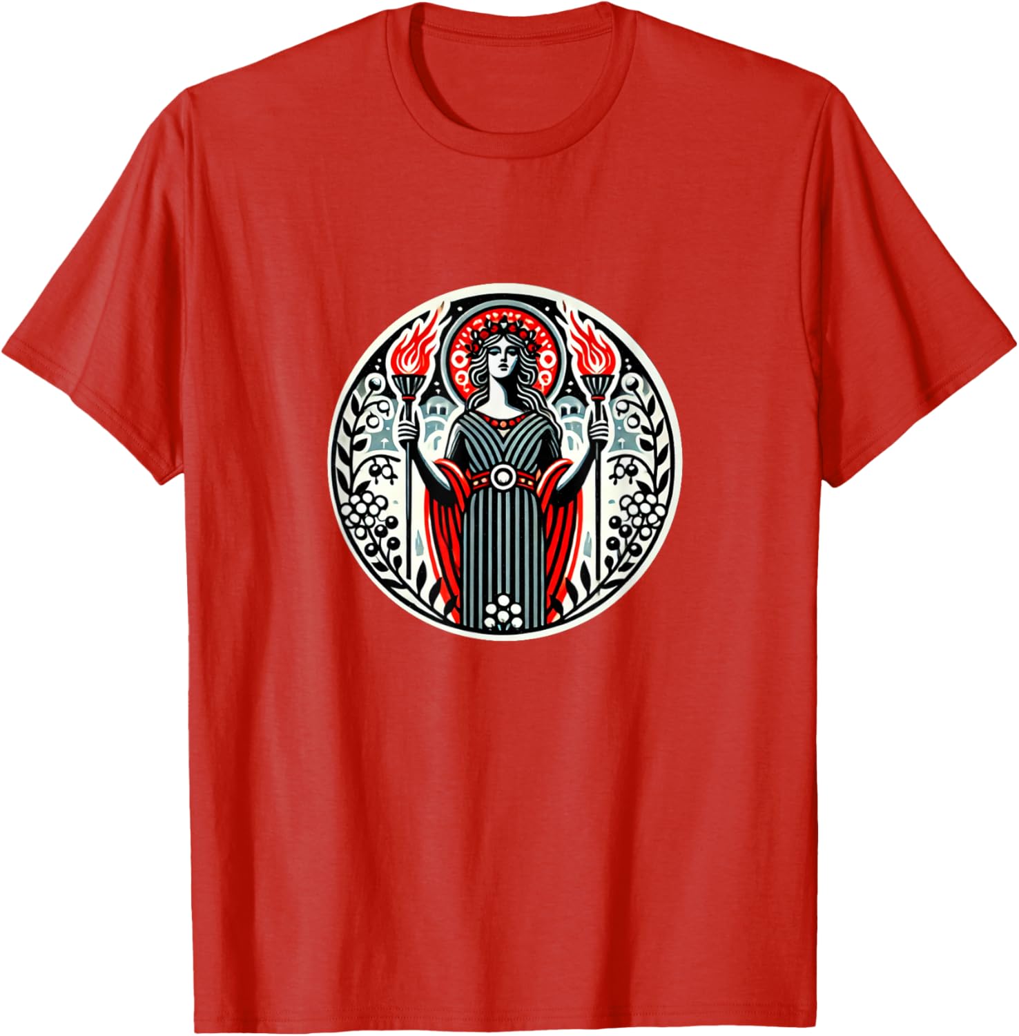 Hecate Goddess Illustration Crone T-Shirt for Unique Style Lovers - 14