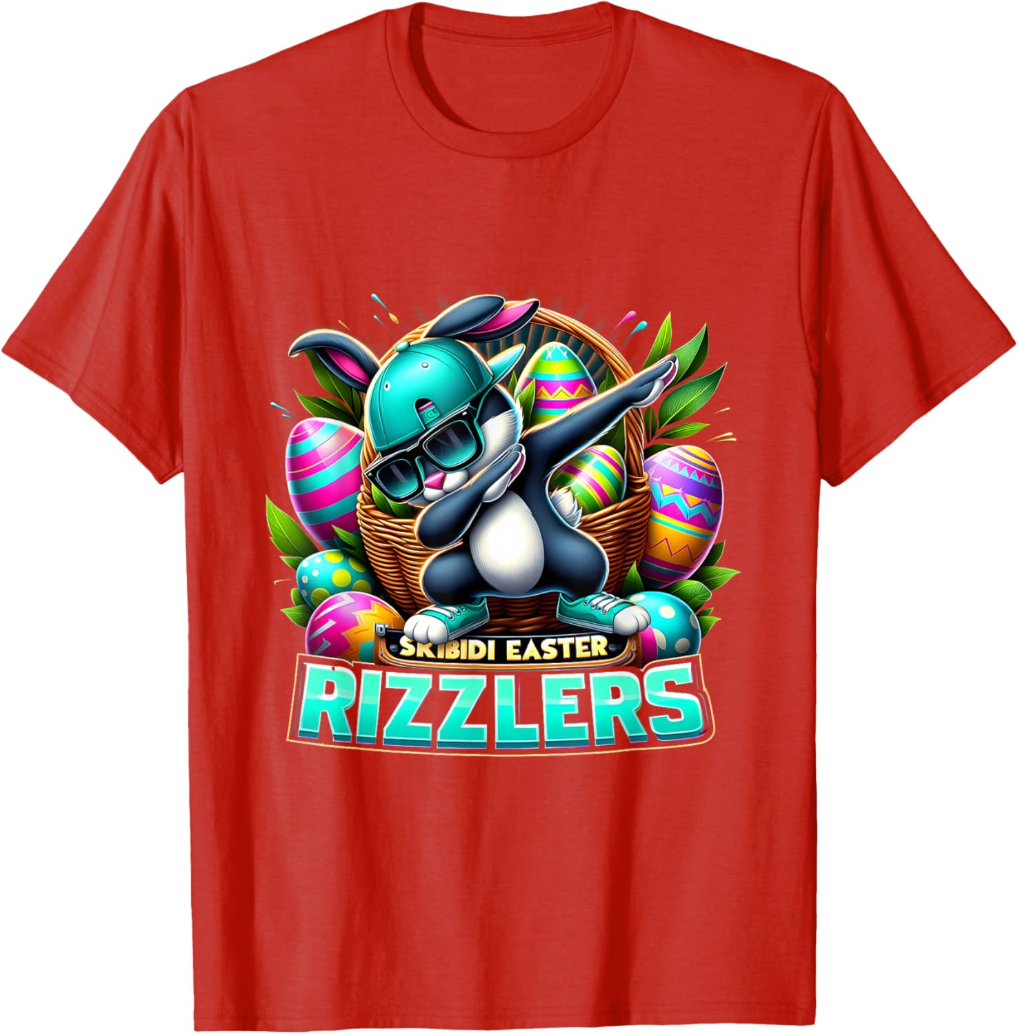 Funny Easter T-Shirt for Men Rizzler Skibidi Humor Apparel - 6