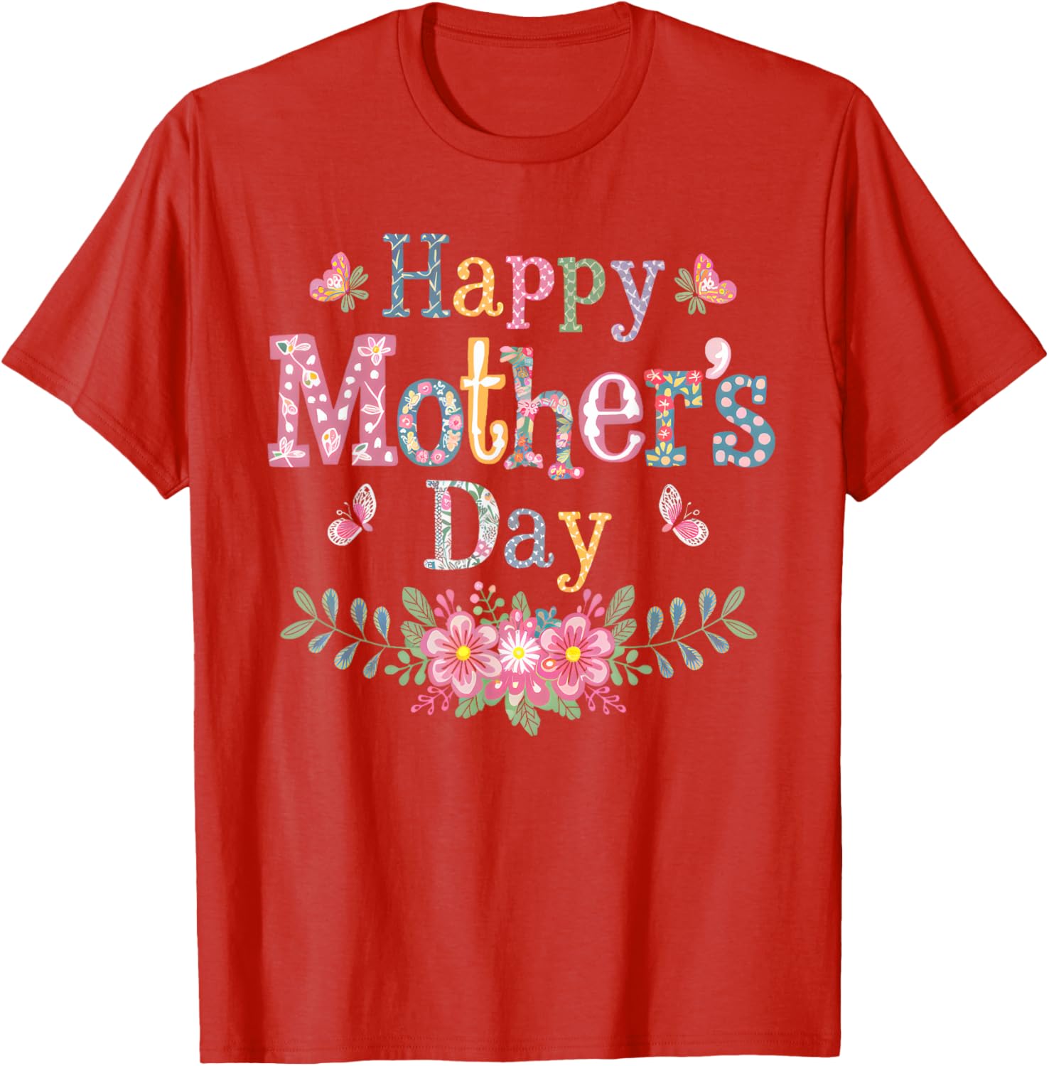 Cute Wildflowers T-Shirt for Mom and Grandma Happy Mother's Day 2025 - 12
