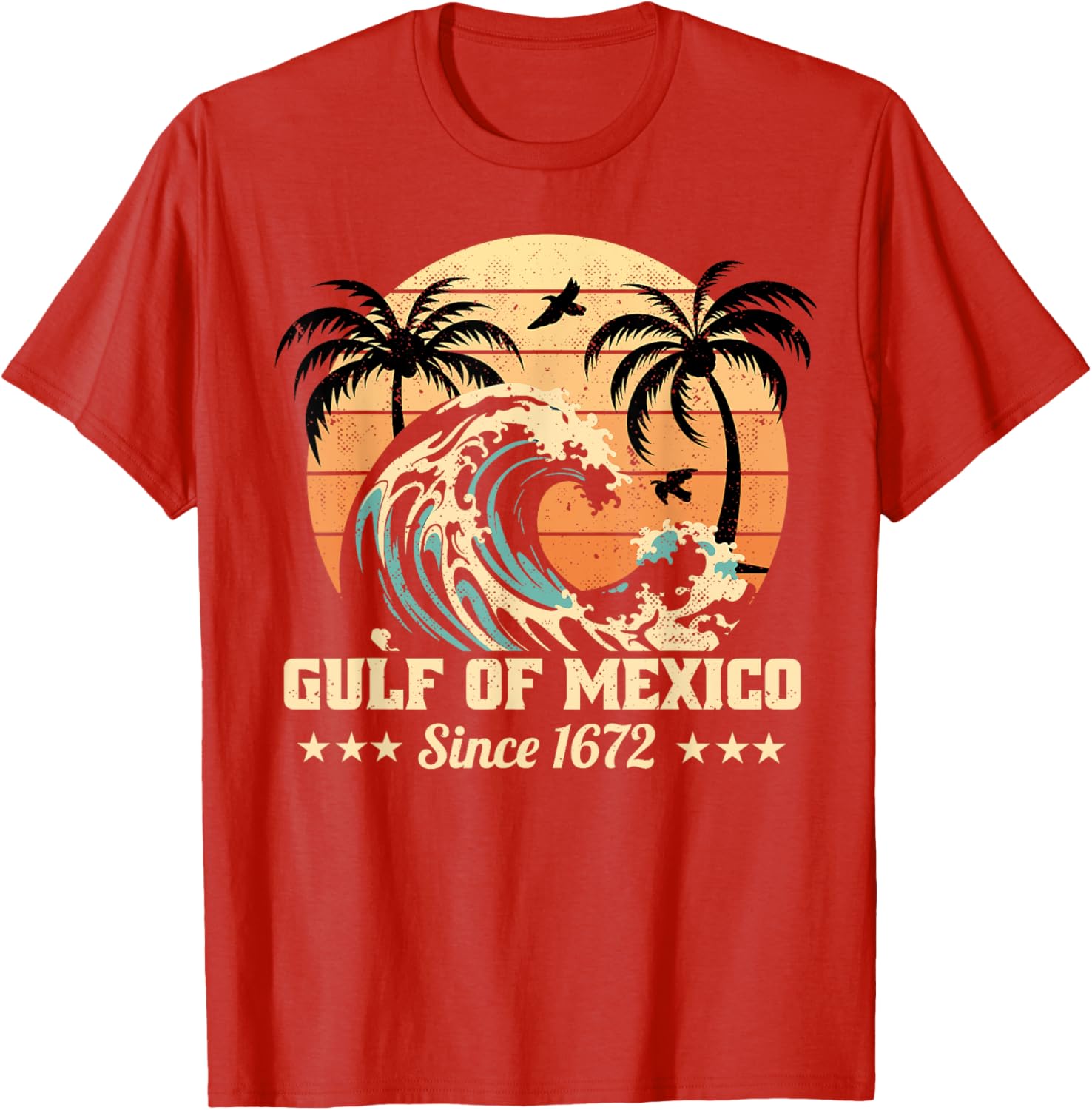 Vintage Gulf of Mexico T-Shirt Since 1672 Stylish and Unique Apparel - 11
